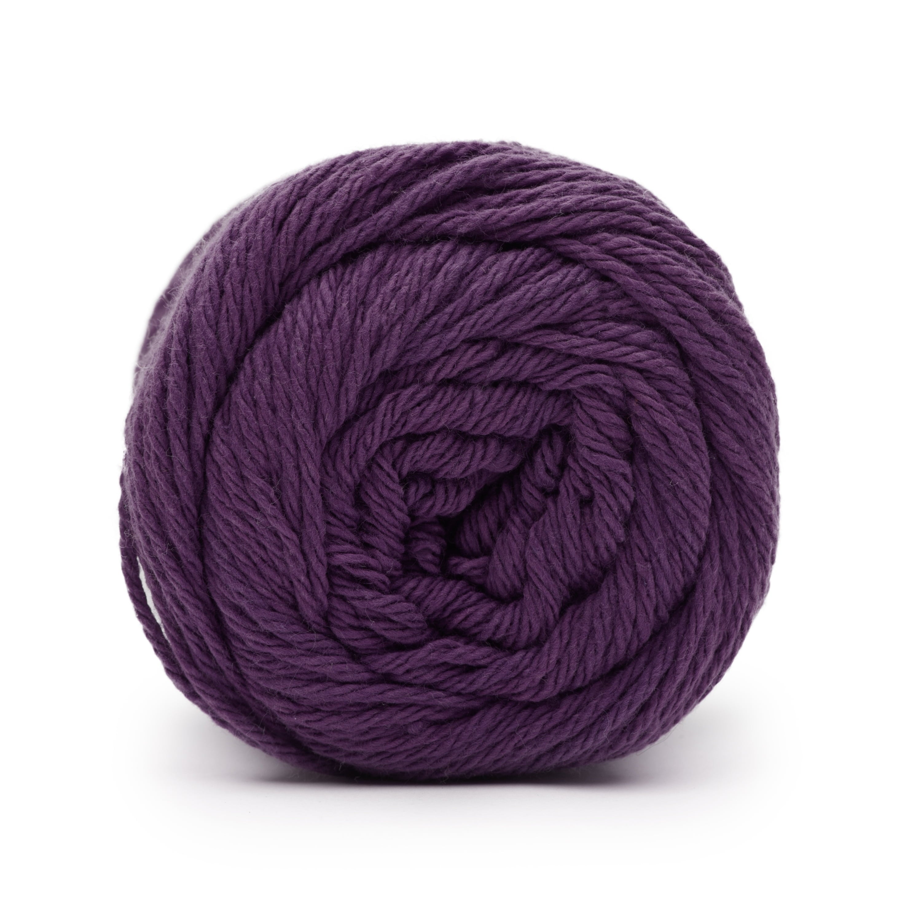 (3 pack) Peaches & Creme Solid 4 Medium Cotton Yarn, Ecru 2.5oz/70.9g, 120 Yards