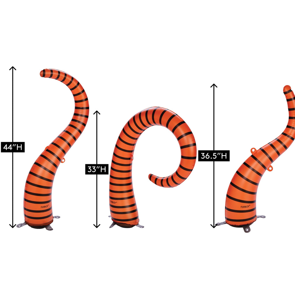 FUNBOY Inflatable Halloween Lawn Snakes 3-Pack, Outdoor Decor with Bonus Ghost