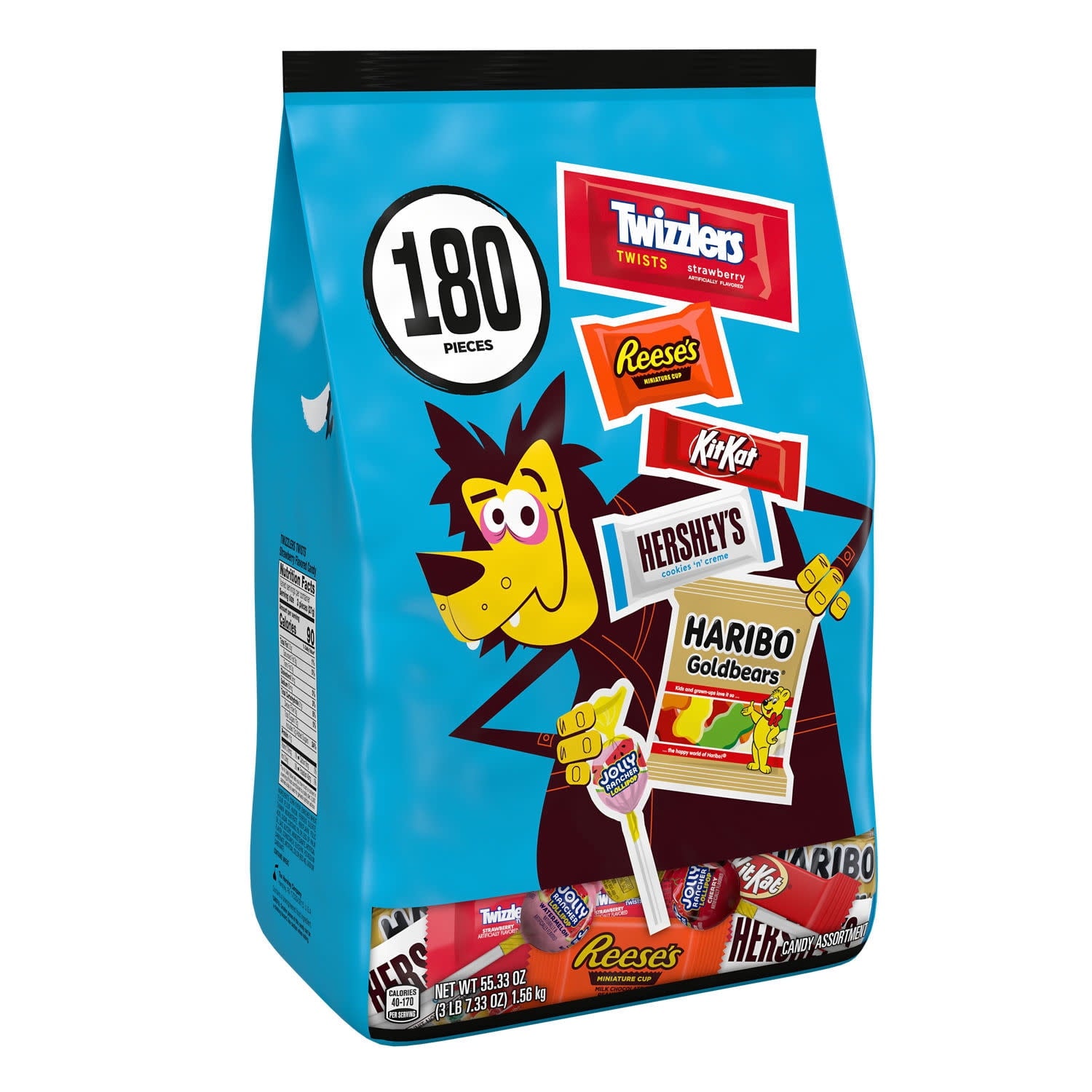 Hershey Assorted, Halloween Candy Bulk Bag, 55.33 oz (180 Pieces)