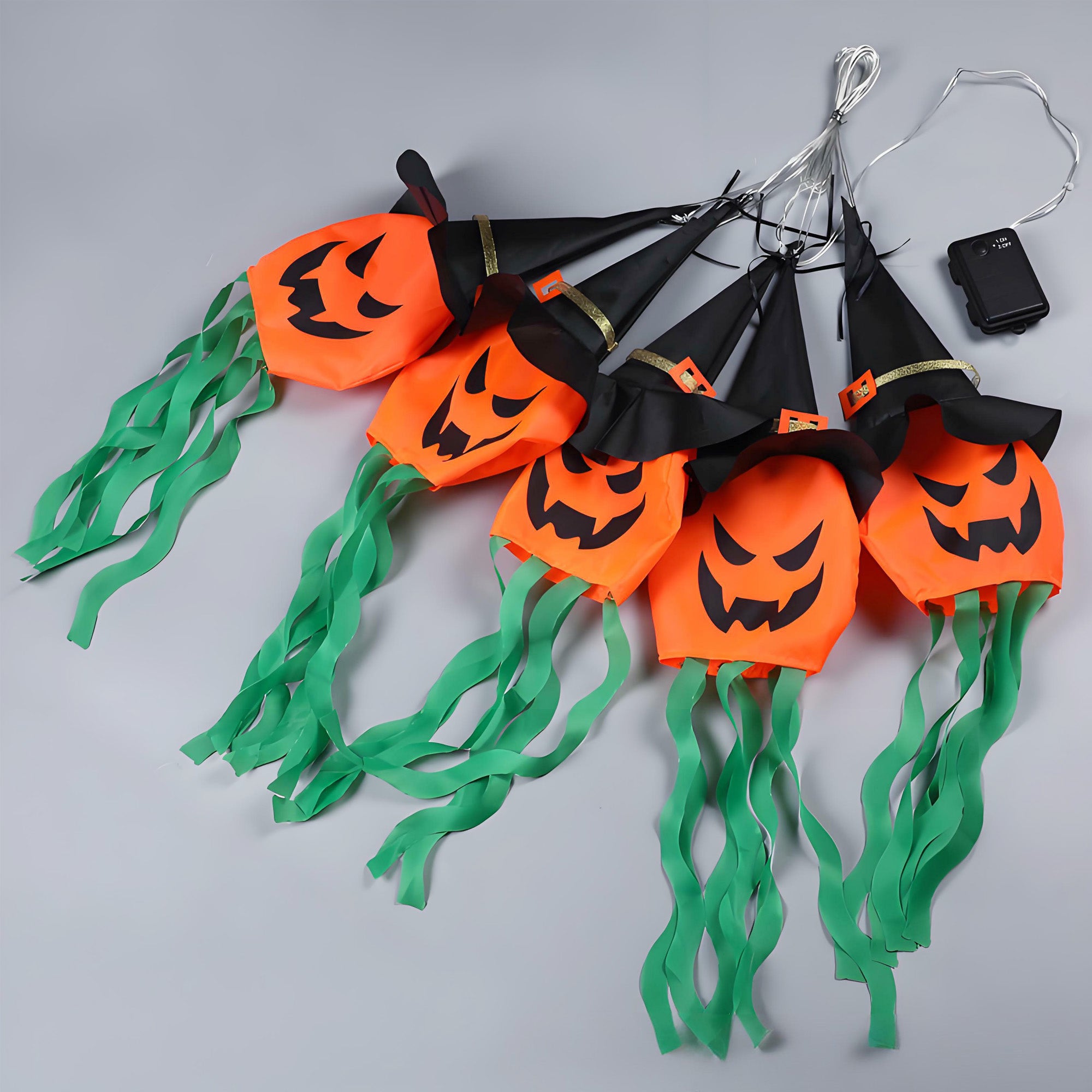 MYFLOCY Halloween String Lights Indoor Outdoor Porch Courtyard Decorations ( Orange Pumpkin )