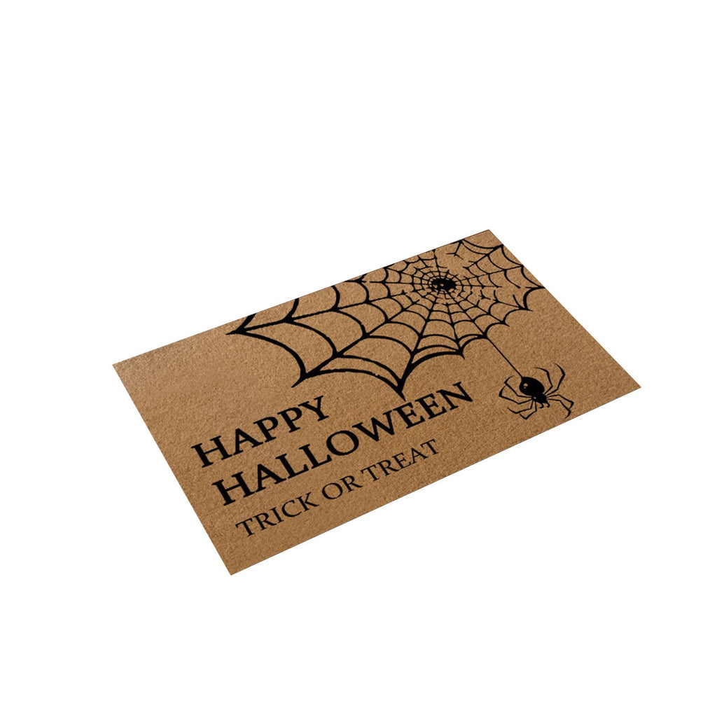 Halloween Ghost Door Mat, Cute Welcome Mat for Front Door Porch Entryway Haunted Outdoor Decor Spooky Decorative Entrance Doormat Non Slip Halloween Rug, 16" x 24"