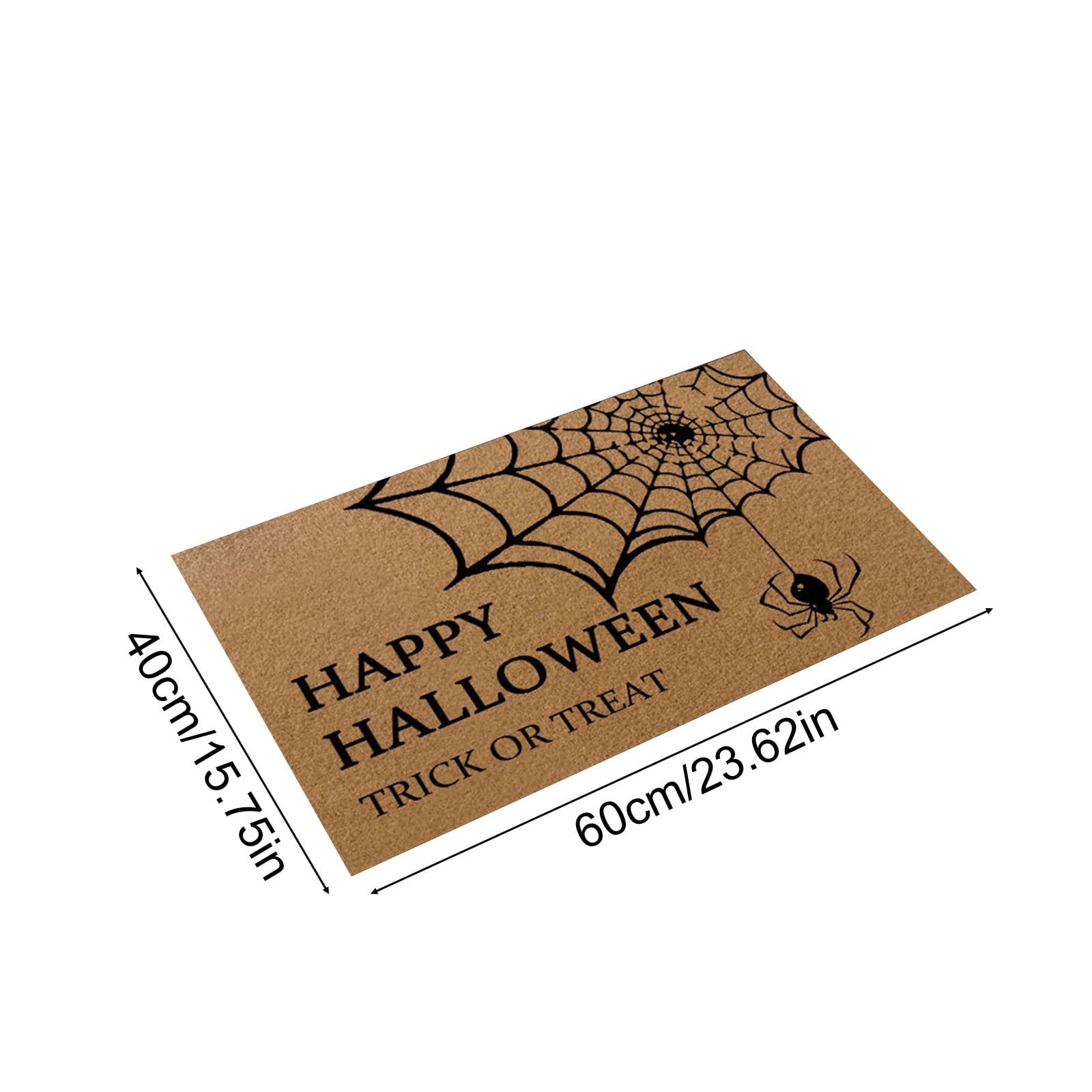Halloween Ghost Door Mat, Cute Welcome Mat for Front Door Porch Entryway Haunted Outdoor Decor Spooky Decorative Entrance Doormat Non Slip Halloween Rug, 16" x 24"