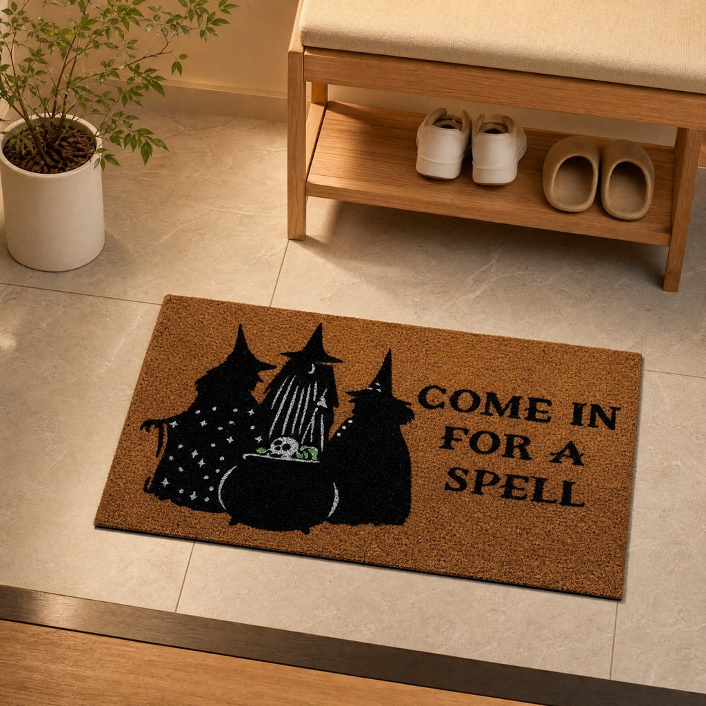 BZPIZ Halloween Cute Pumpkin Door Mat for Front Door, Doormat Outside Entrance, Halloween Decor for Porch and Entryway, Indoor & Outdoor Use Orange