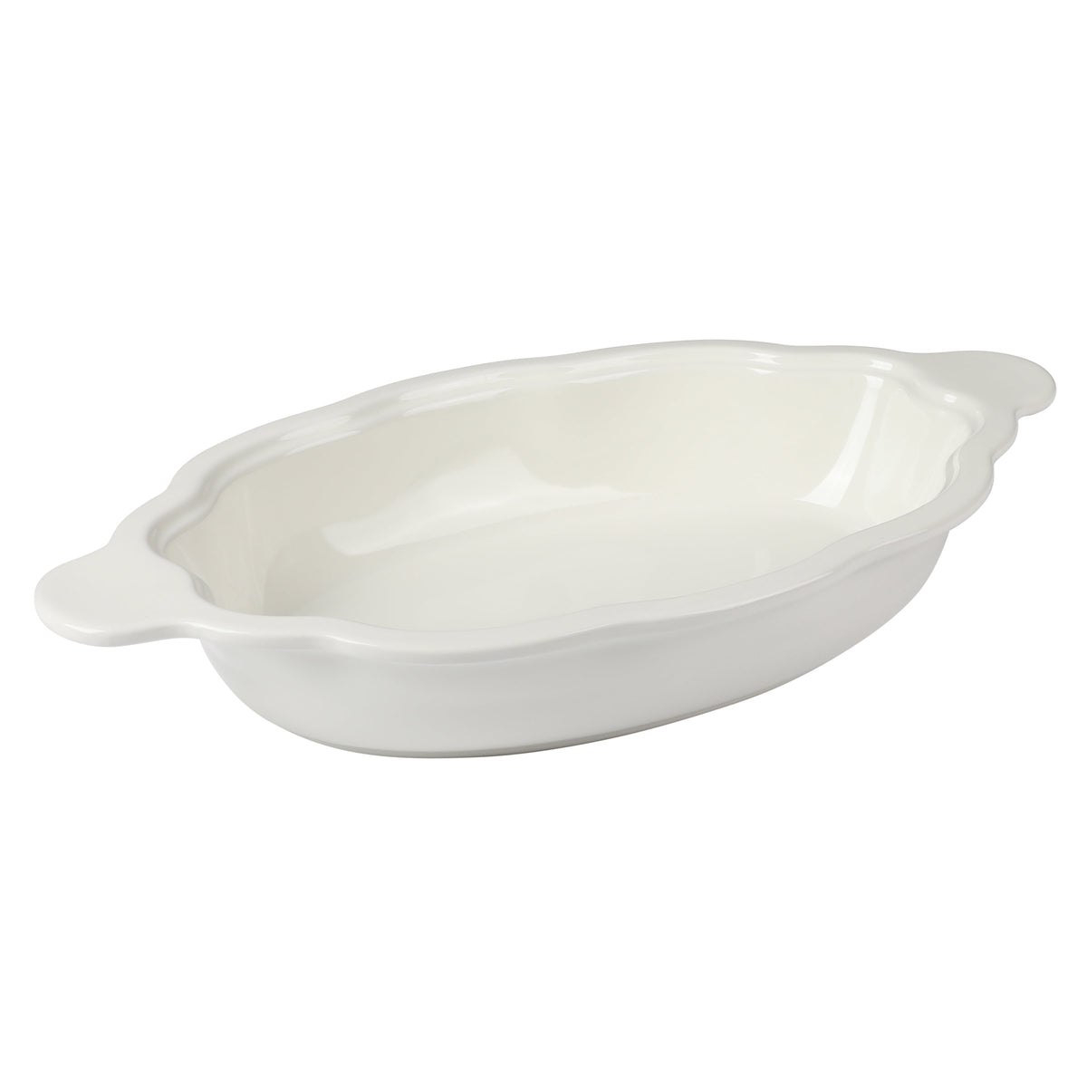 The Pioneer Woman 3-Quart Oval Pumpkin Stoneware Baker with Lid, Linen