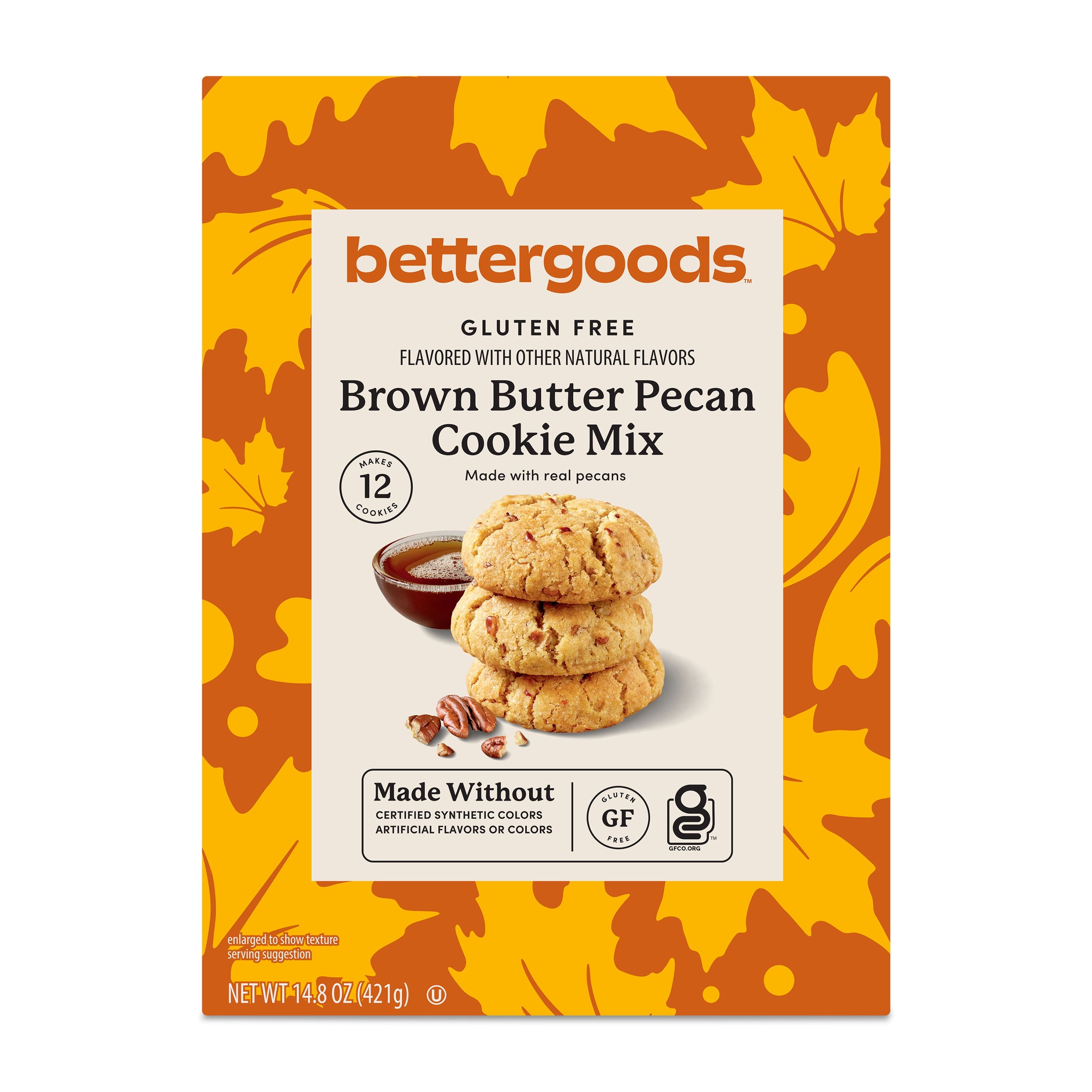 bettergoods Gluten Free Brown Butter Pecan Cookie Mix, 14.8 oz