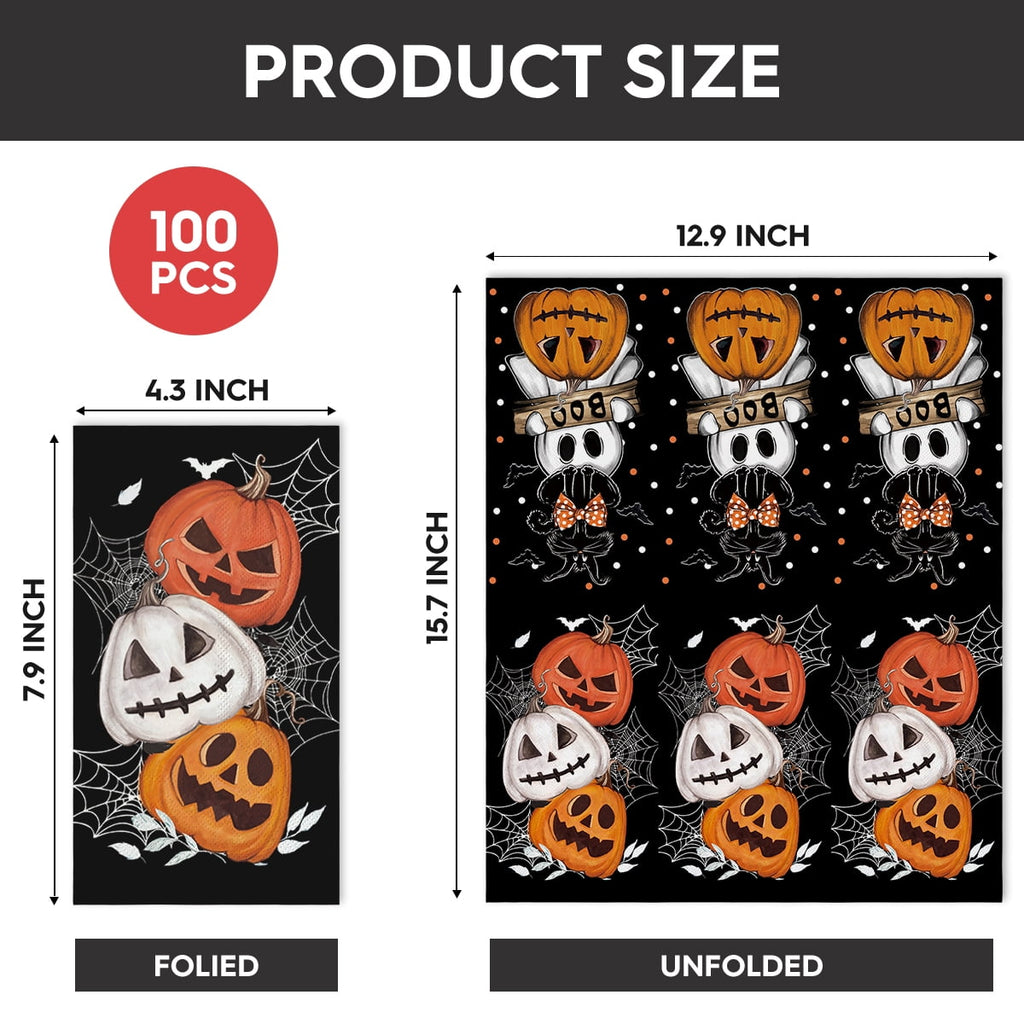 Sm:)e Ghoost Halloween Paper Napkins 100PCS