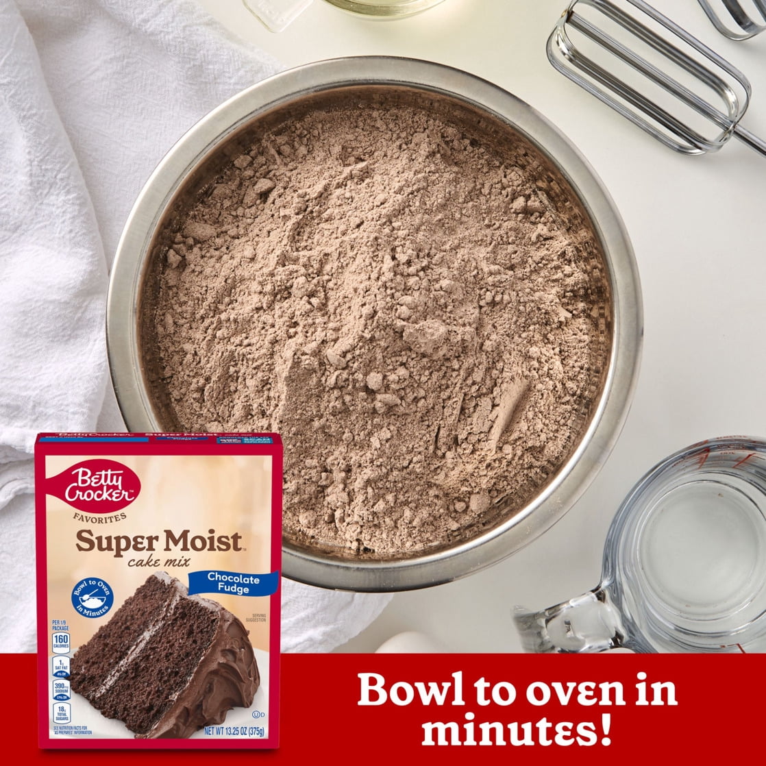 Betty Crocker Favorites Super Moist, Chocolate Fudge, Cake Mix, 13.25 oz