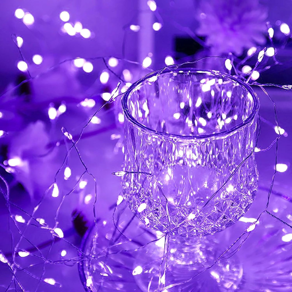 Mini Firecrackers String Light 19.68Ft 200 LED USB Operated 8 Modes Cluster Chain Fairy String Lights with Remote Control Firefly Lights for Xmas Party Home Garden Decoration