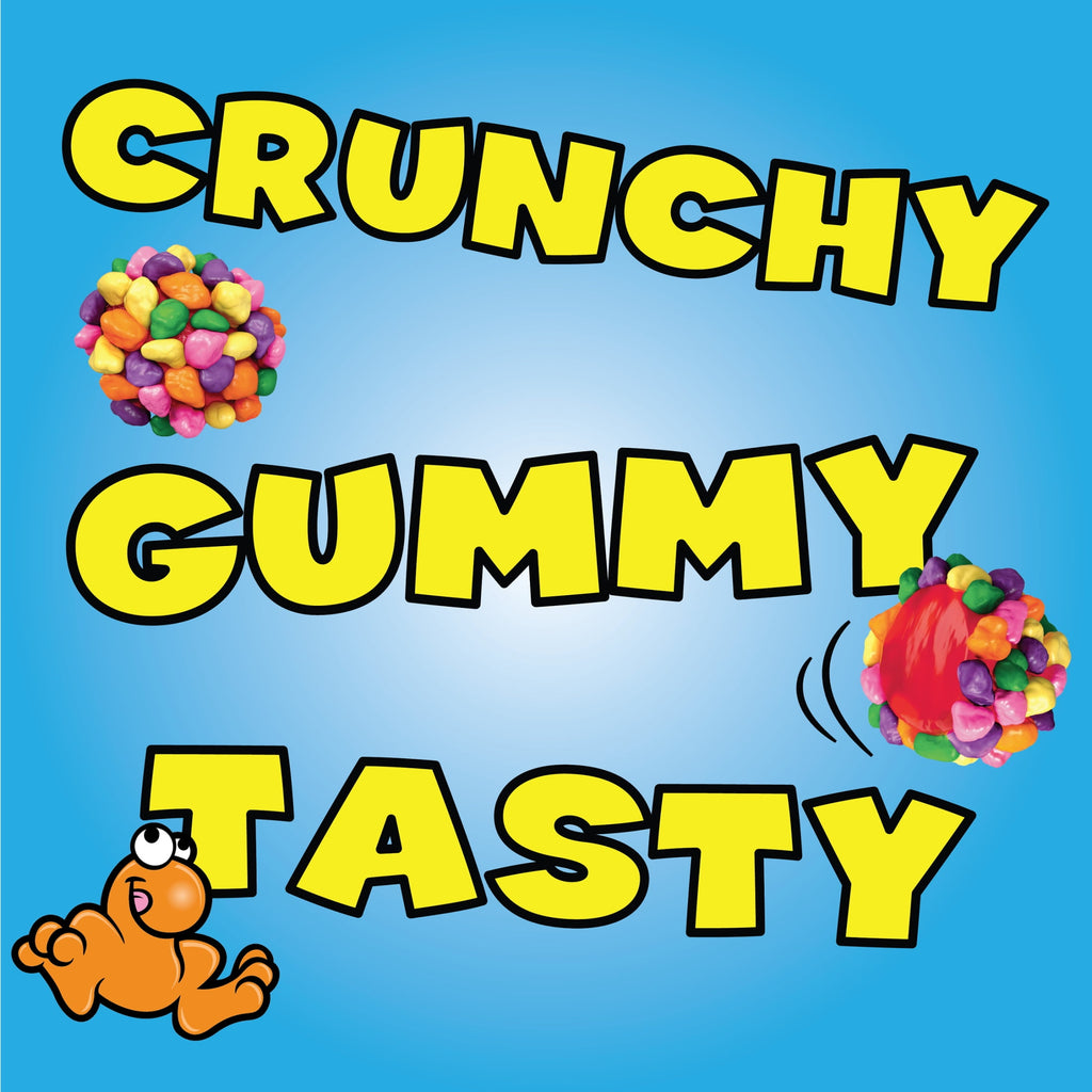 NERDS Gummy Clusters Candy, Rainbow, Crunchy and Gummy, 8 oz, 16 ct
