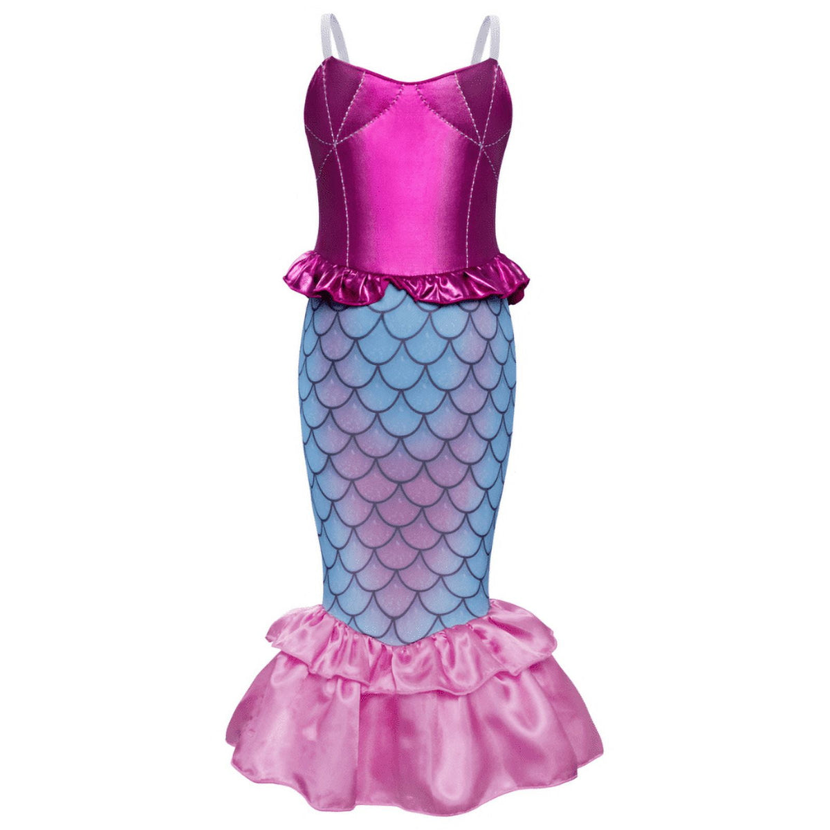 Jurebecia Princess Tutu Dress Girls Halloween Costume Color Led Light up for Birthday Party Kids 4T,3-4Years
