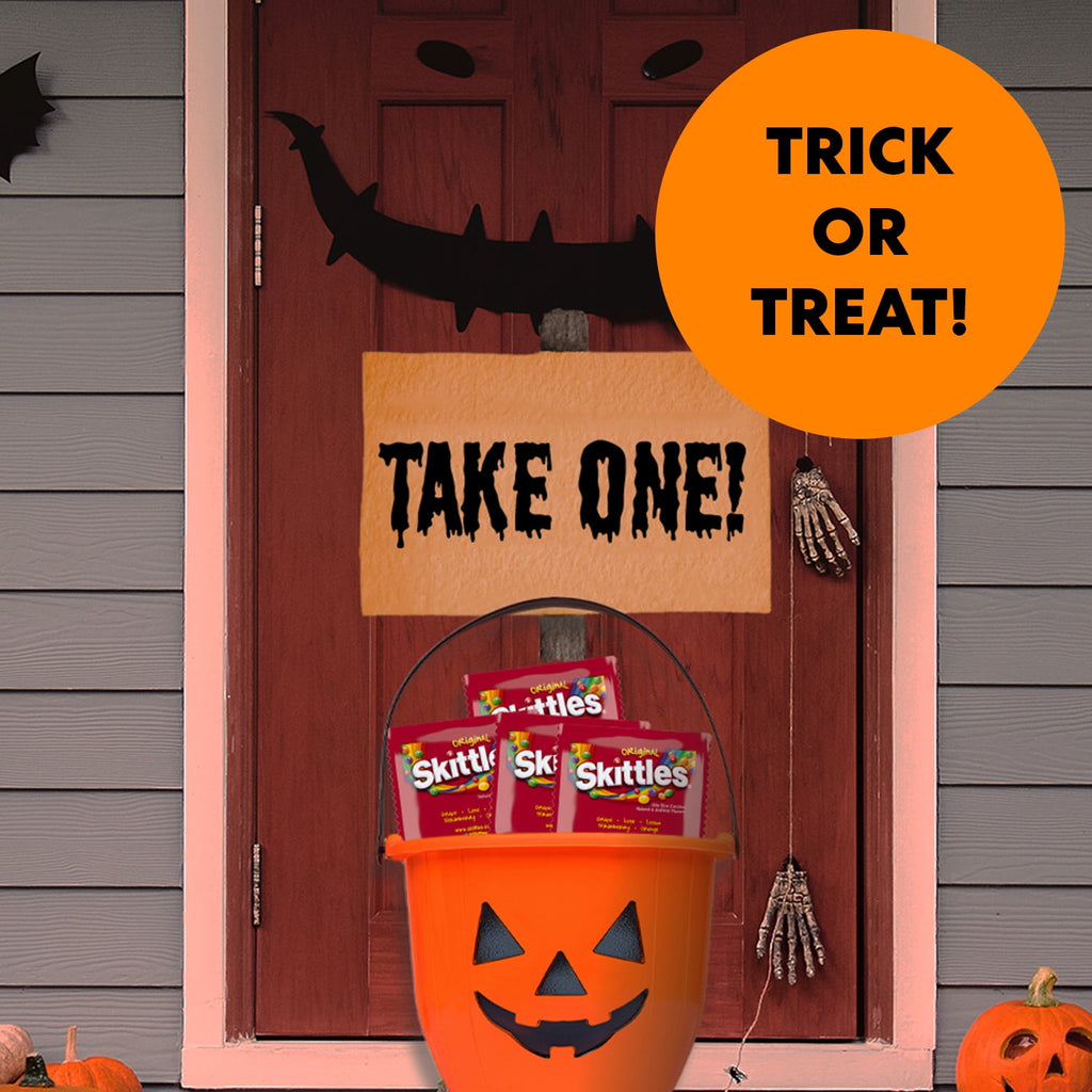 Skittles Halloween Fun Size Gluten Free and Gelatin Free Chewy Candy - 9.65 oz Bag