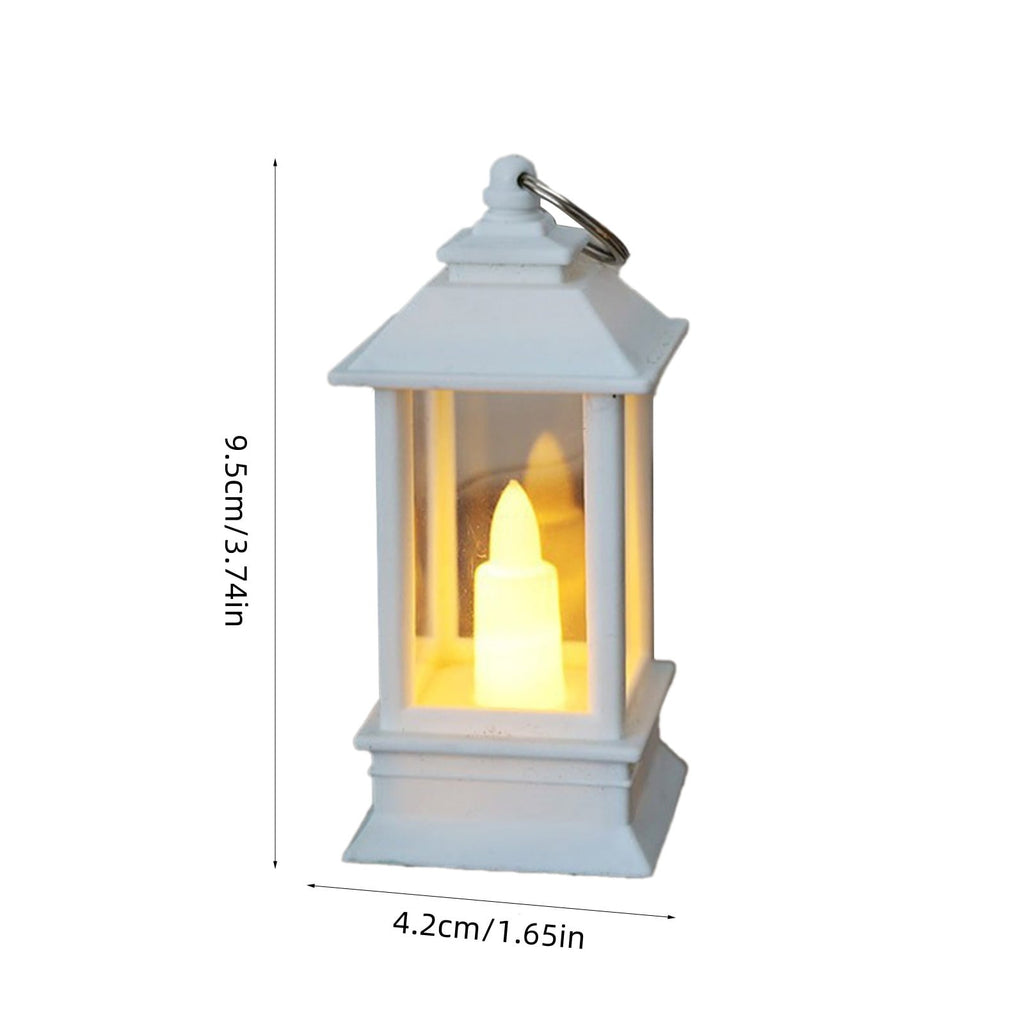 Vintage Lantern Decorative LED Flameless Candle, Hanging Lantern Portable Led Lantern for Indoor Outdoor Garden Yard Home Decor
