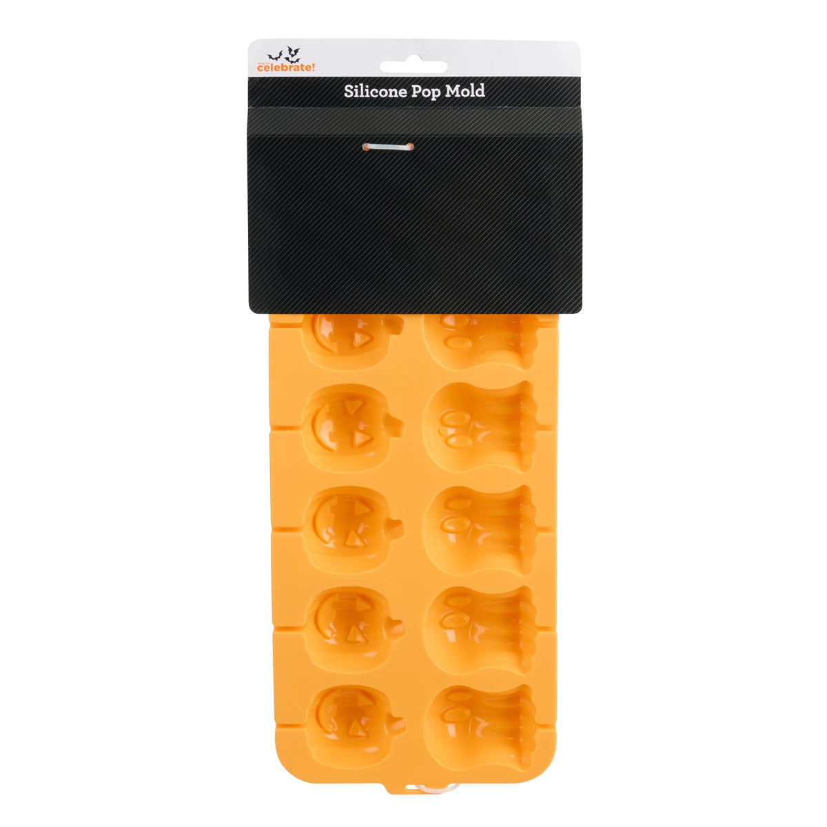 Way To Celebrate 12 Cavity Silicone Cake Pop Pan, Orange