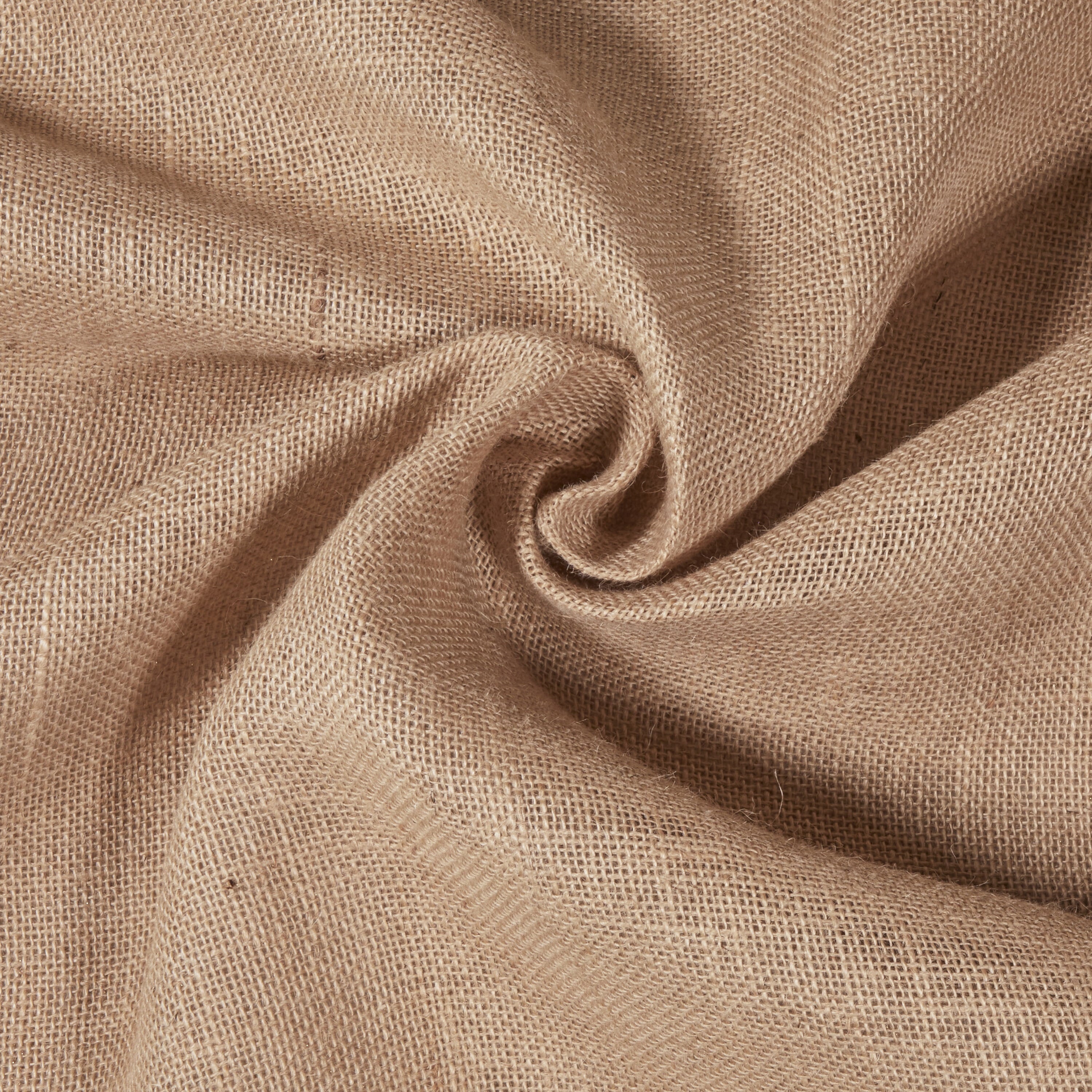 (2 pack) Love, Laugh, Craft Natural Burlap Precut Fabric, 46"W x 2-Yards, Brown