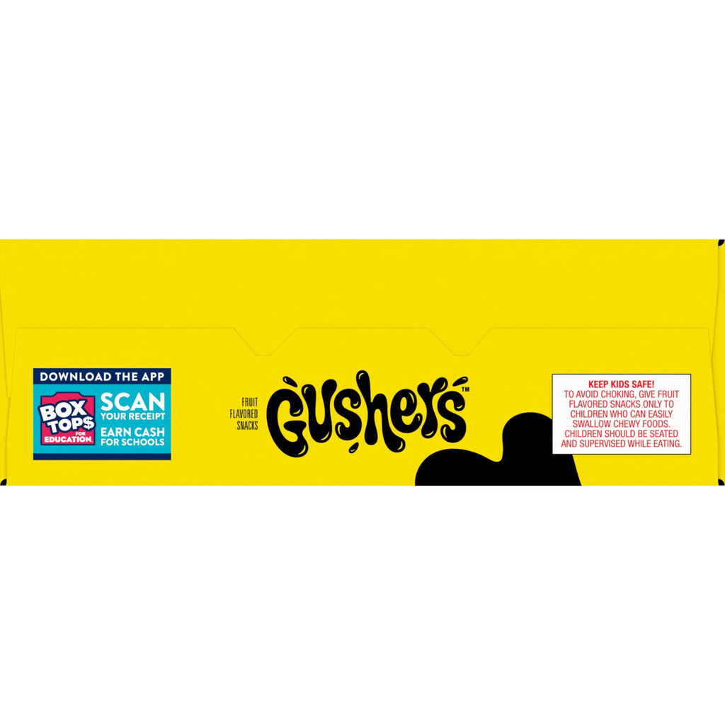 Gushers Tropical Nightmare Fruit Flavored Snacks Mini Pouches, Halloween Treats, 26 Count