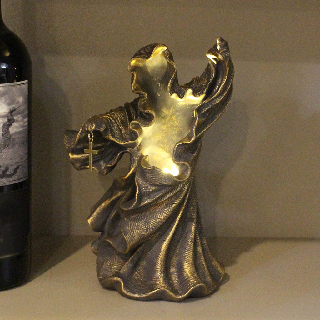 Ghost Night Light Halloween Decorations Bedside Night Light with Tap Control, Dimmable Nursery Decor Lamp, Fun Ghost Gift for K*ids, Halloween Room Decor, Ghost Lamp