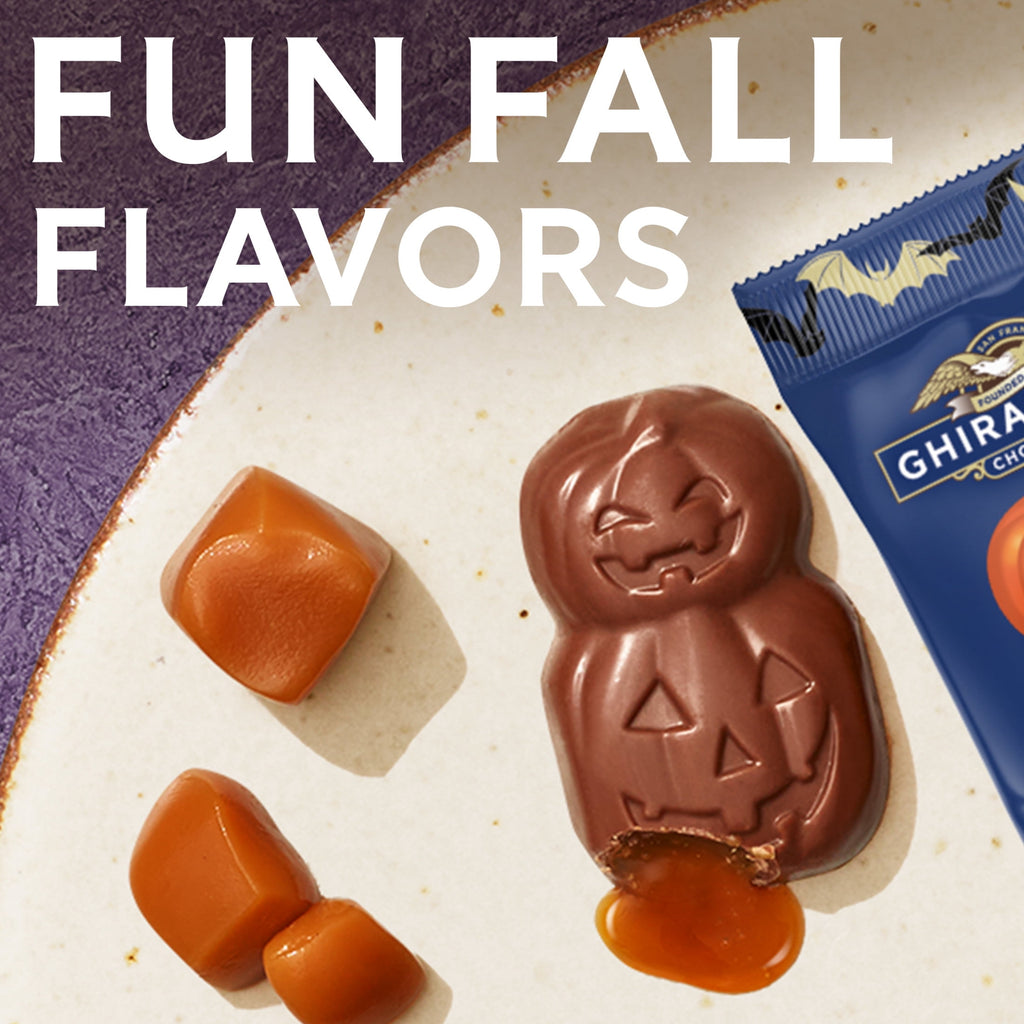 GHIRARDELLI Milk Chocolate Jack O' Lanterns, 4.1 oz Bag