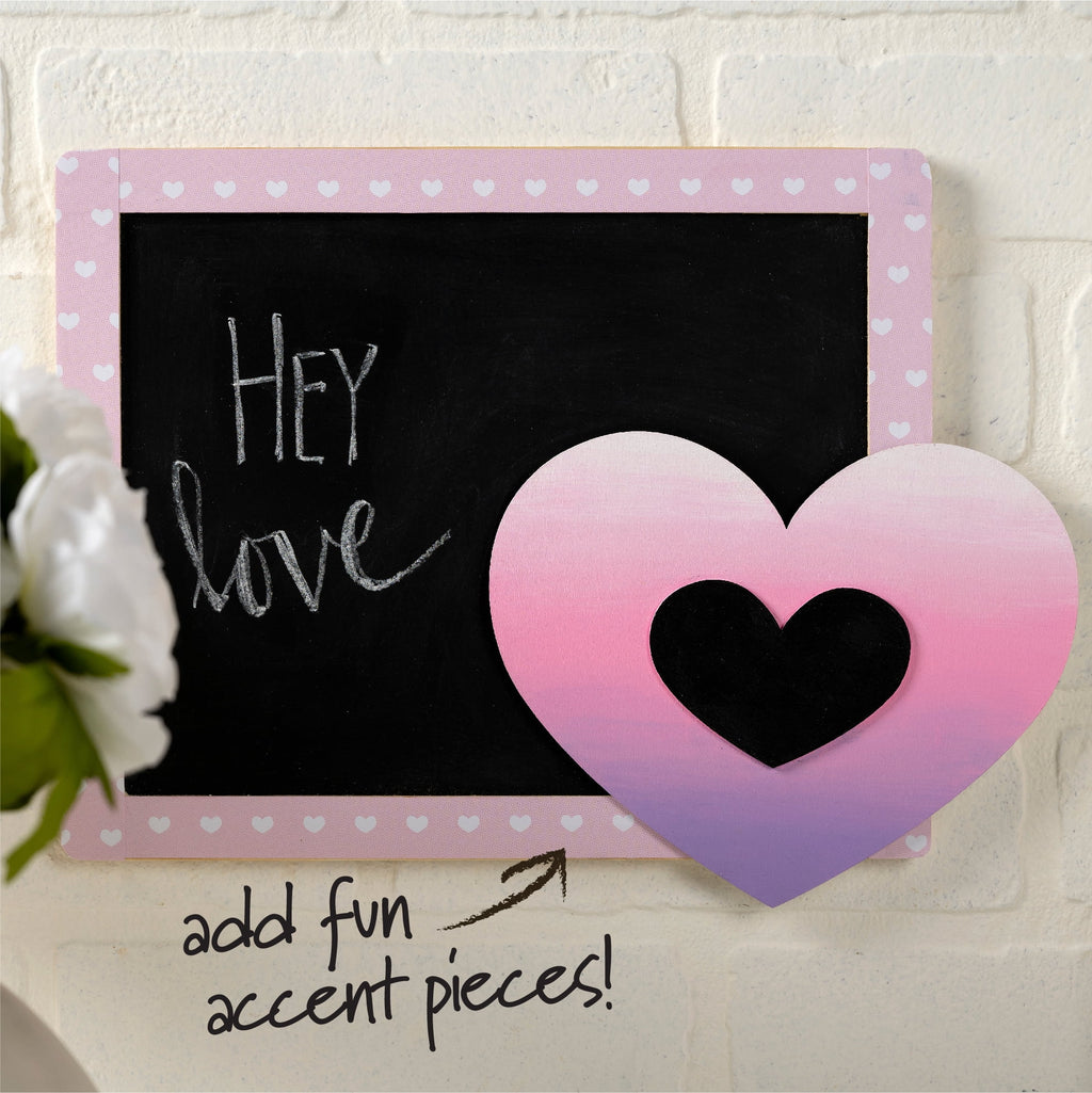 (2 pack) Plaid Surfaces Layered Wood Shape, Heart