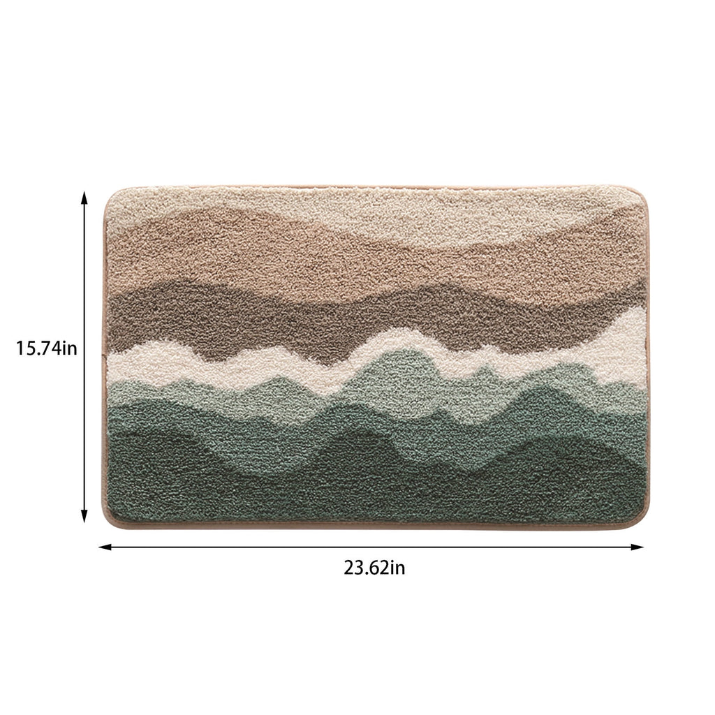 YZEGDCH Bathroom Rugs Yellow Extra Soft Rugs Absorbent Quick Dry Machine Washable