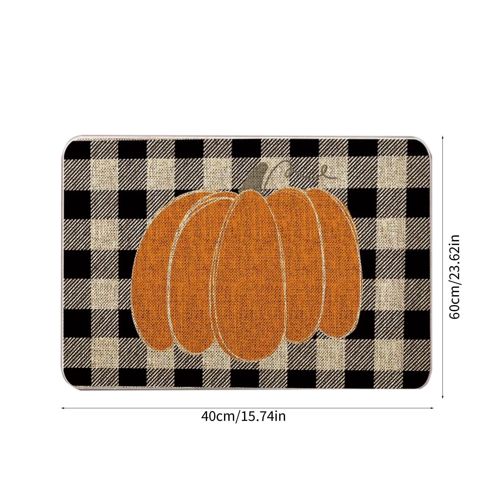 kladzum Halloween Door Mats Outdoor Rug Pumpkins Doormat Halloween Rugs Spooky Entryway Rug for Trick-or-Treaters Scary Yet Stylish Front Door Decoration Dirt Wiper Home Kitchen Floor Front Door Mats