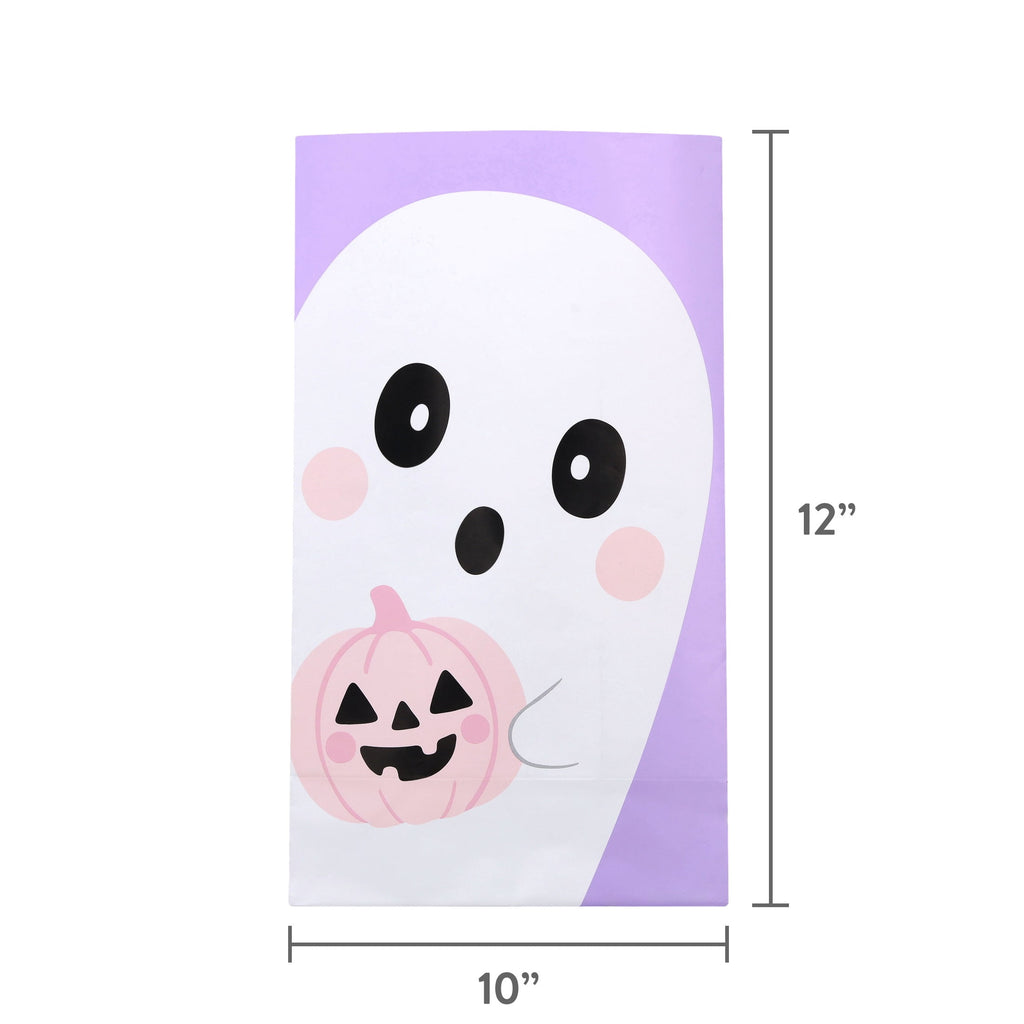 Ghost Paper Treat Bag, Multicolor, 6" x 10.5" x 3.5", Halloween by Way To Celebrate