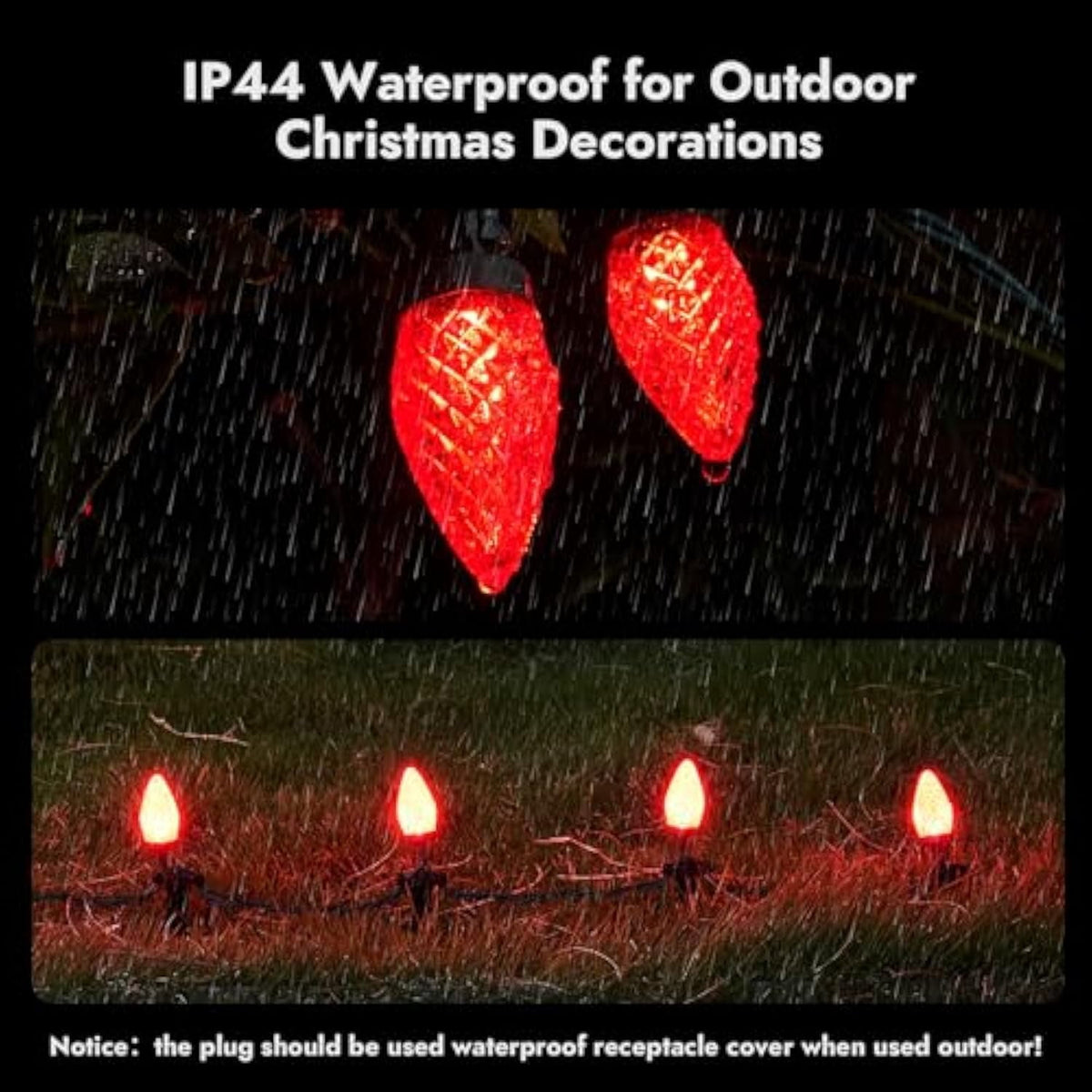 Wick's Outdoor Living LED String Lights, 34 Ft, 50 Pack