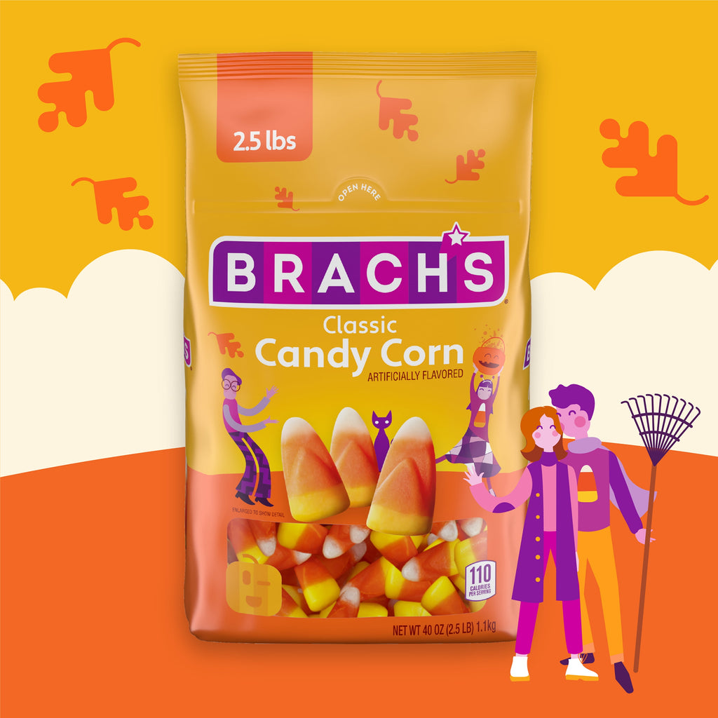 Brach's Classic Candy Corn, Halloween Corn, 40 oz, Bag