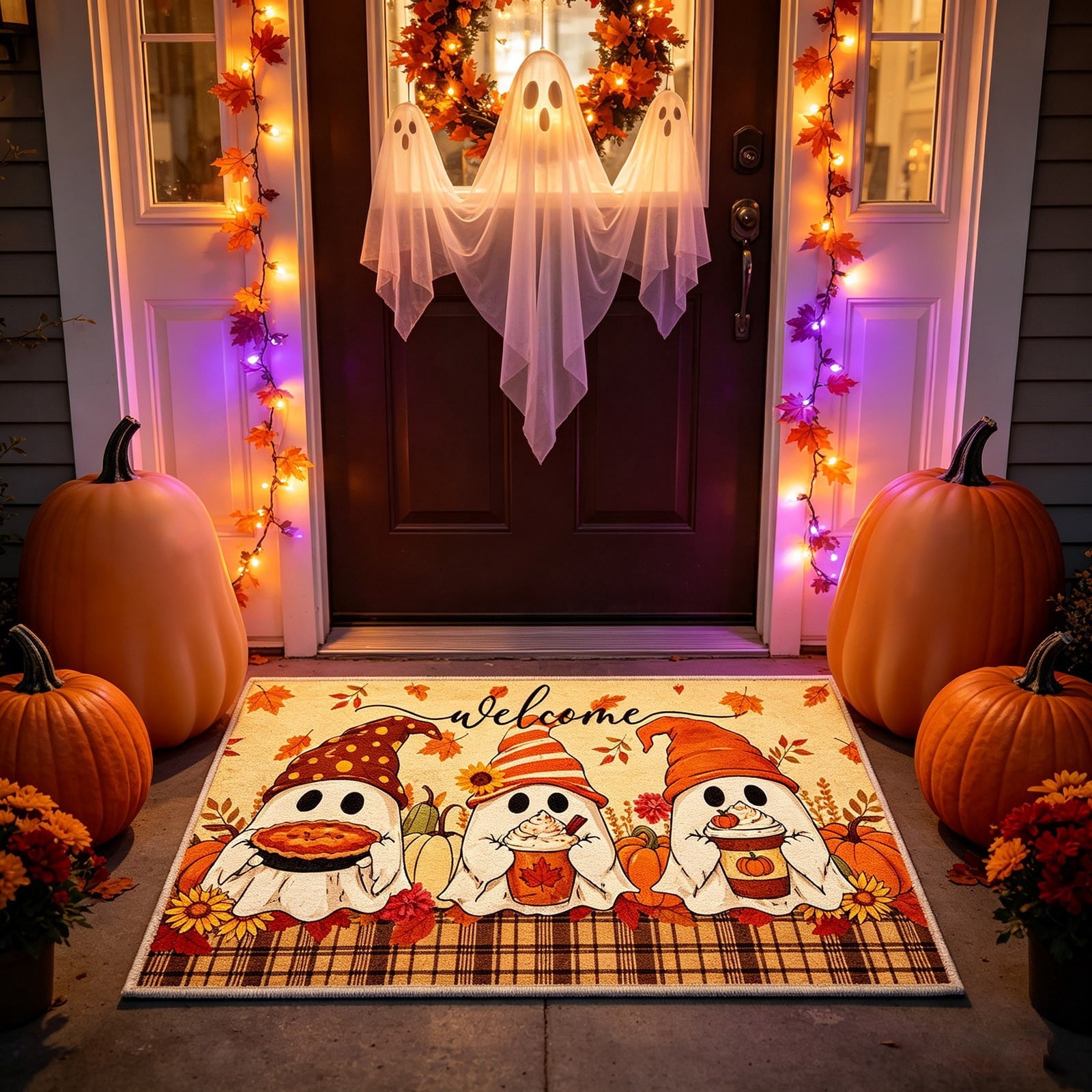 Halloween Doormat Halloween Home Decoration Doormats, Create A Holiday Atmospheres 40*60cm Halloween Party Supplies