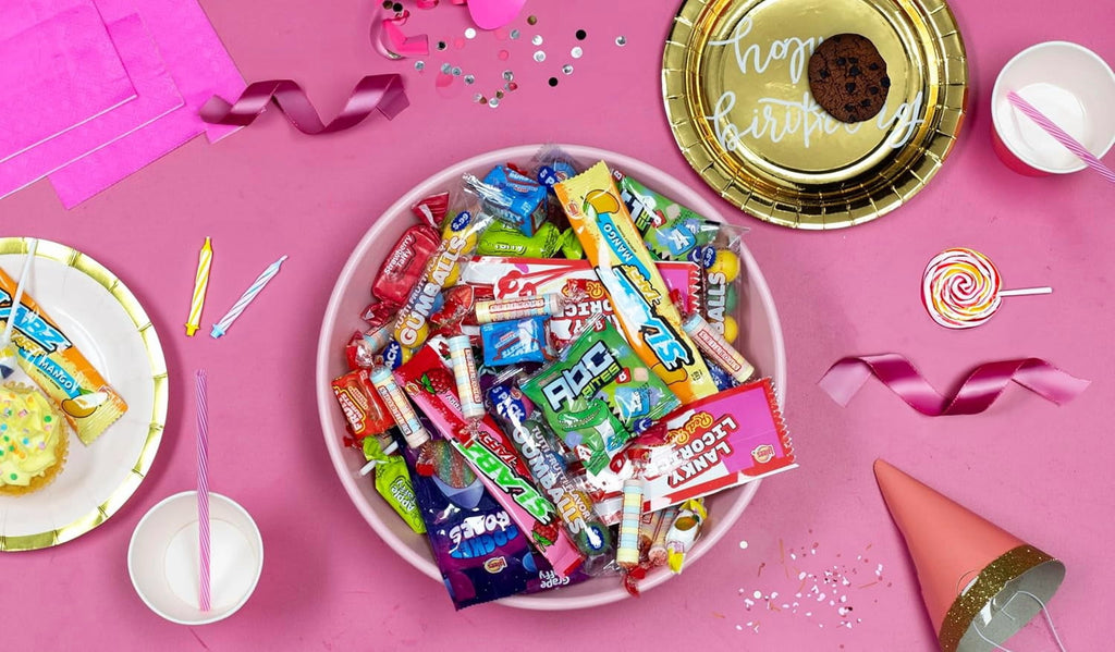 Lalees Assorted Candy Mix, 2.2 lb Bulk Individually Wrapped Candy Variety Pack for Piñatas, Goodie Bags, Candy Bowls, Party Favors & Events