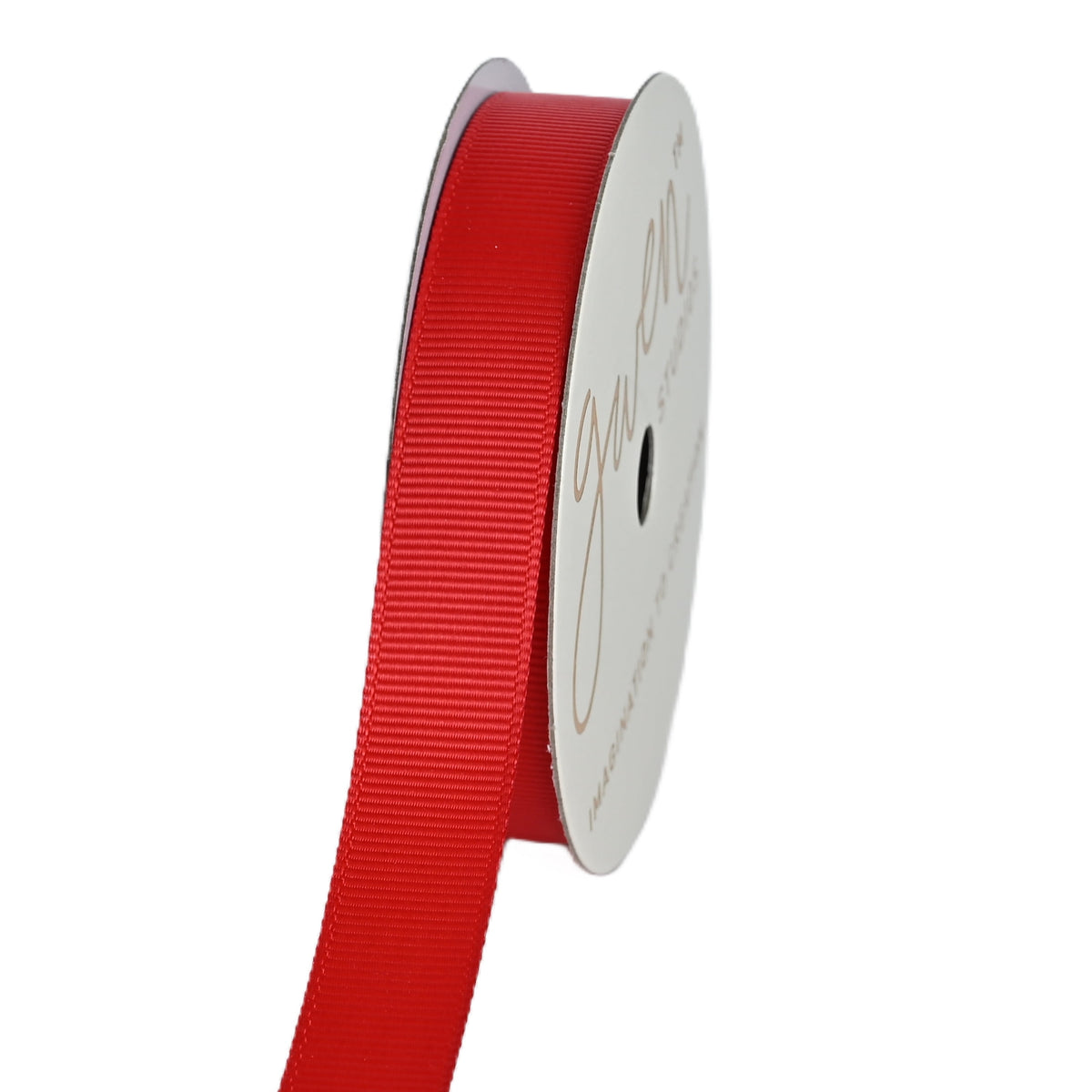 Gwen Studios 5/8" Red Grosgrain Ribbon, 7 Yards