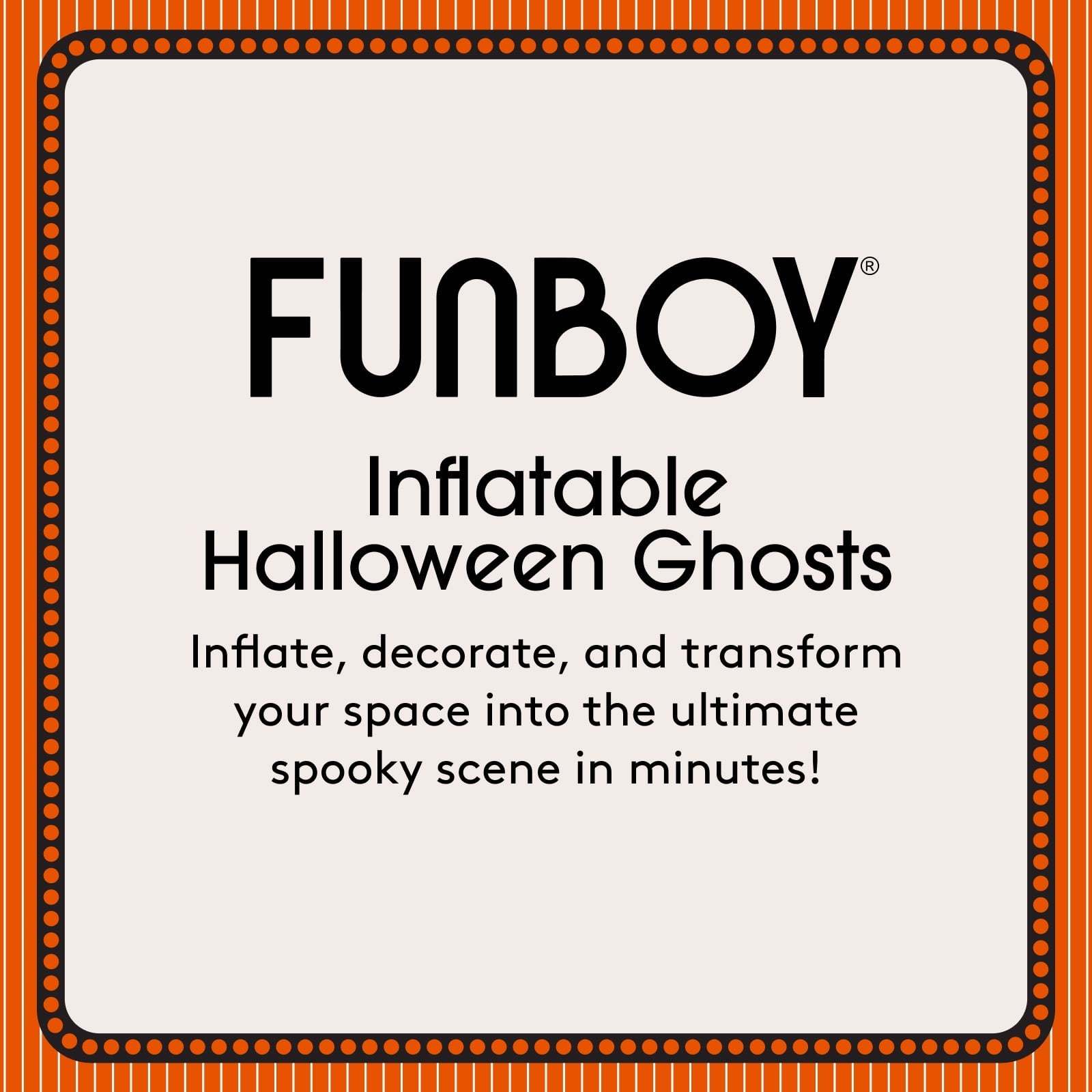 FUNBOY Inflatable Ghost Halloween Decorations Outdoor, 2-Pack