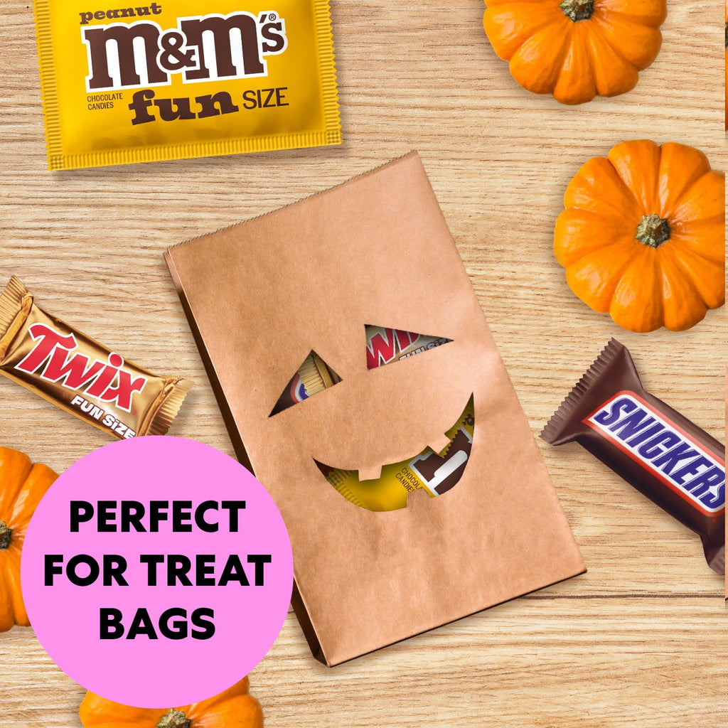M&M's Peanut, Snickers & Twix Milk Chocolate Halloween Candy - 15 Ct Bulk Bag