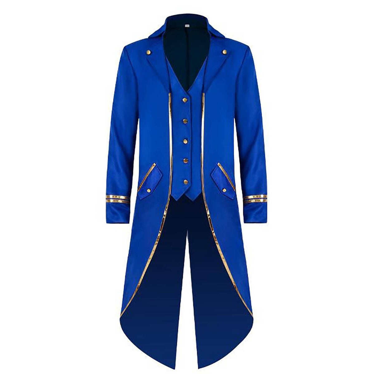Men Clearance LYXSSBYX Mens Jackets Fall Fashion Halloween Men's Costume Men's Mid Length Retro Tuxedo Costume