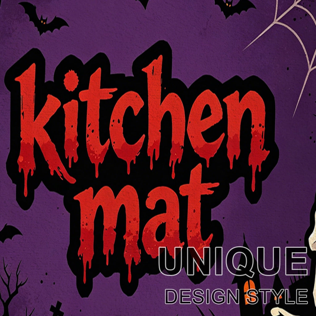 YIMEIS Halloween Pumpkin Lanterns 1Pc Flannel Mat and Kitchen Rugs,Soft Non-slip,Perfect for Home Bathroom