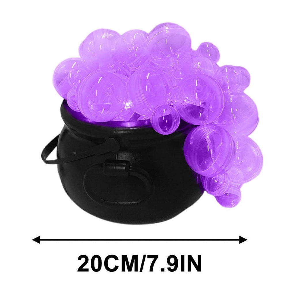 Muecwrye Halloween Decorations Outdoor, Halloween Clearance! Halloween Witches Cauldron on Tripod with Lights, DIY Bubbling Cauldron Set Decor for Home Porch Outside, Halloween Party Supplies