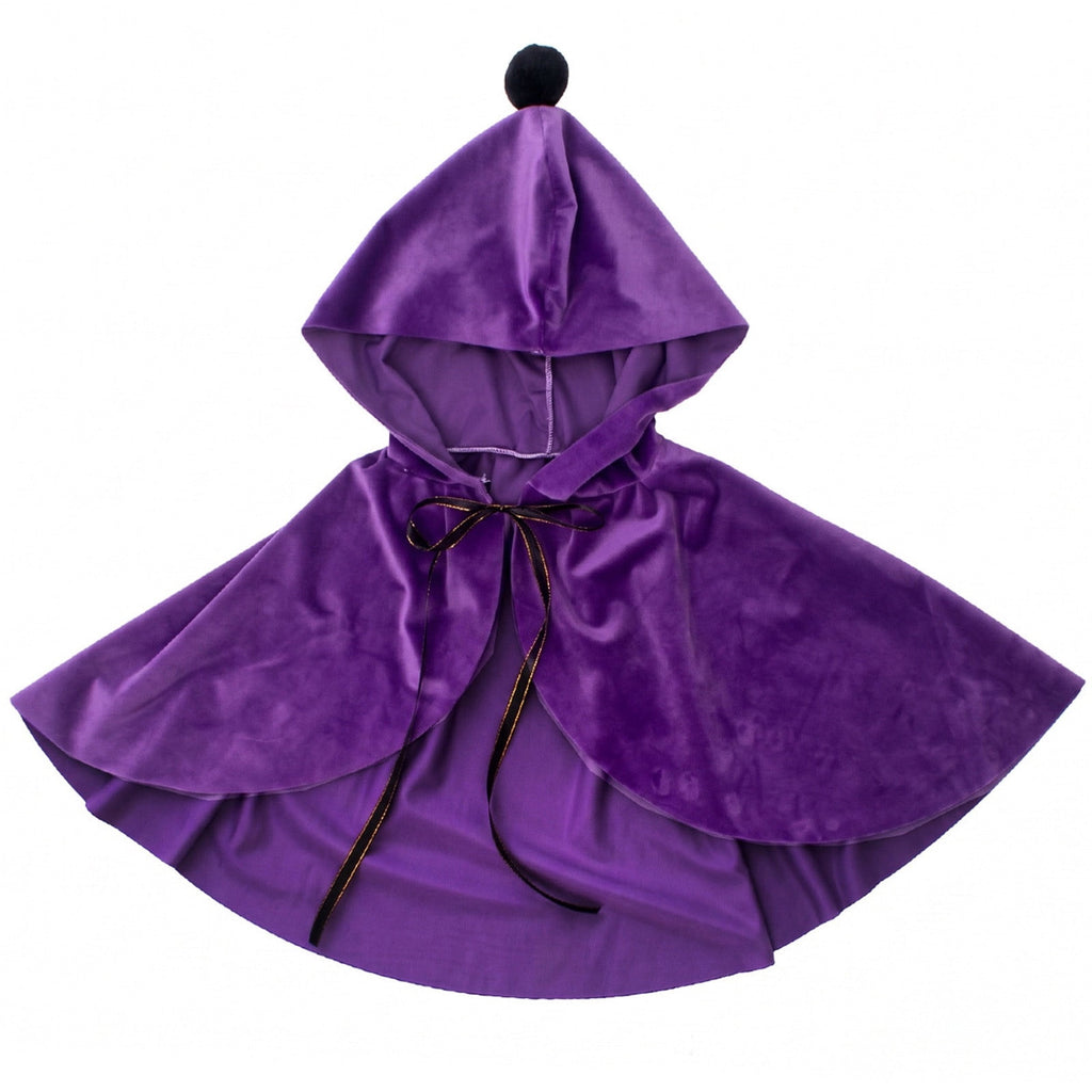 Girl Witch Tutu Dresses Cape Witch Outfit Set Halloween Dress up Party Girls Size 2-12 Years