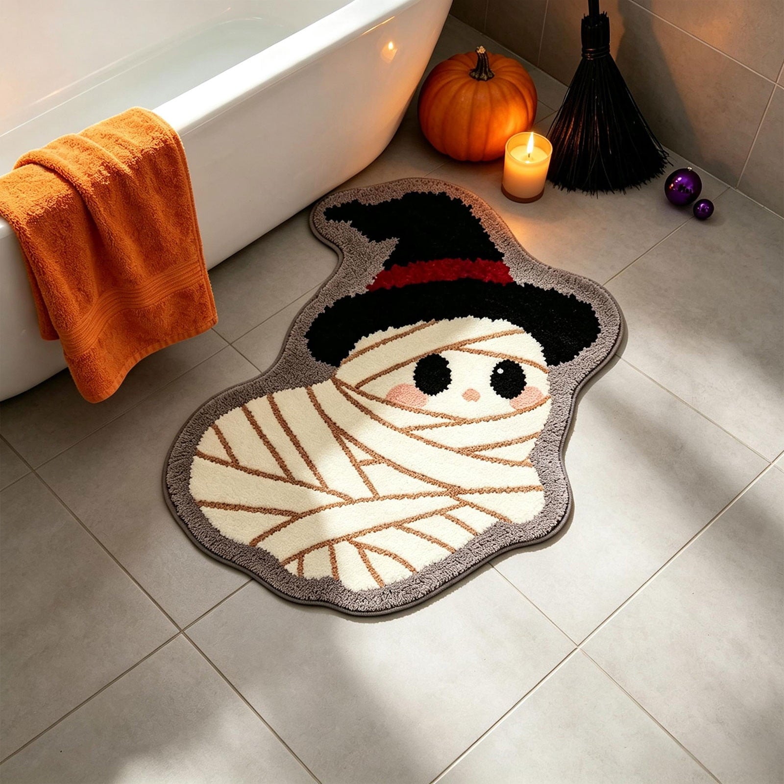 Wooowa Plush Style Multi Purpose Floor Mat Bathroom Entrance Coffee Table Carpet Fit for Fourth of July Decorations Patriotic Decor for Home Daily Holiday Festive Use