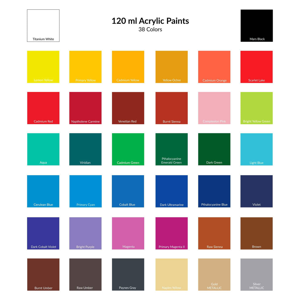 Royal & Langnickel Essentials 120ml Titanium White Acrylic Artist Paint