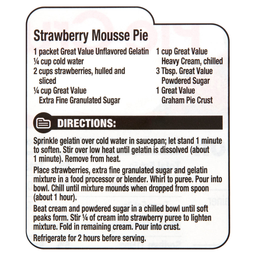 Great Value Graham 9-inch Pie Crust, 6 oz
