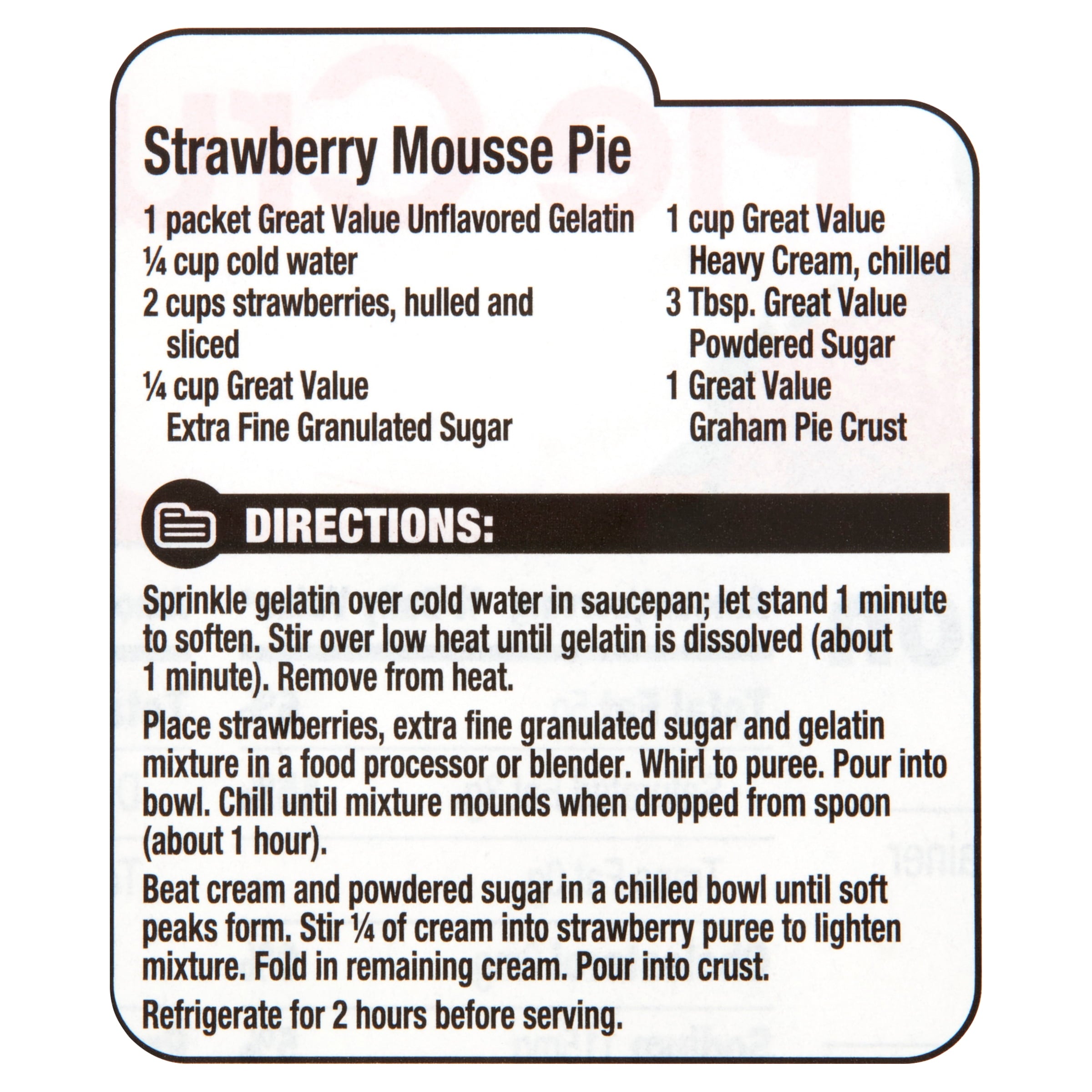 Great Value Graham 9-inch Pie Crust, 6 oz