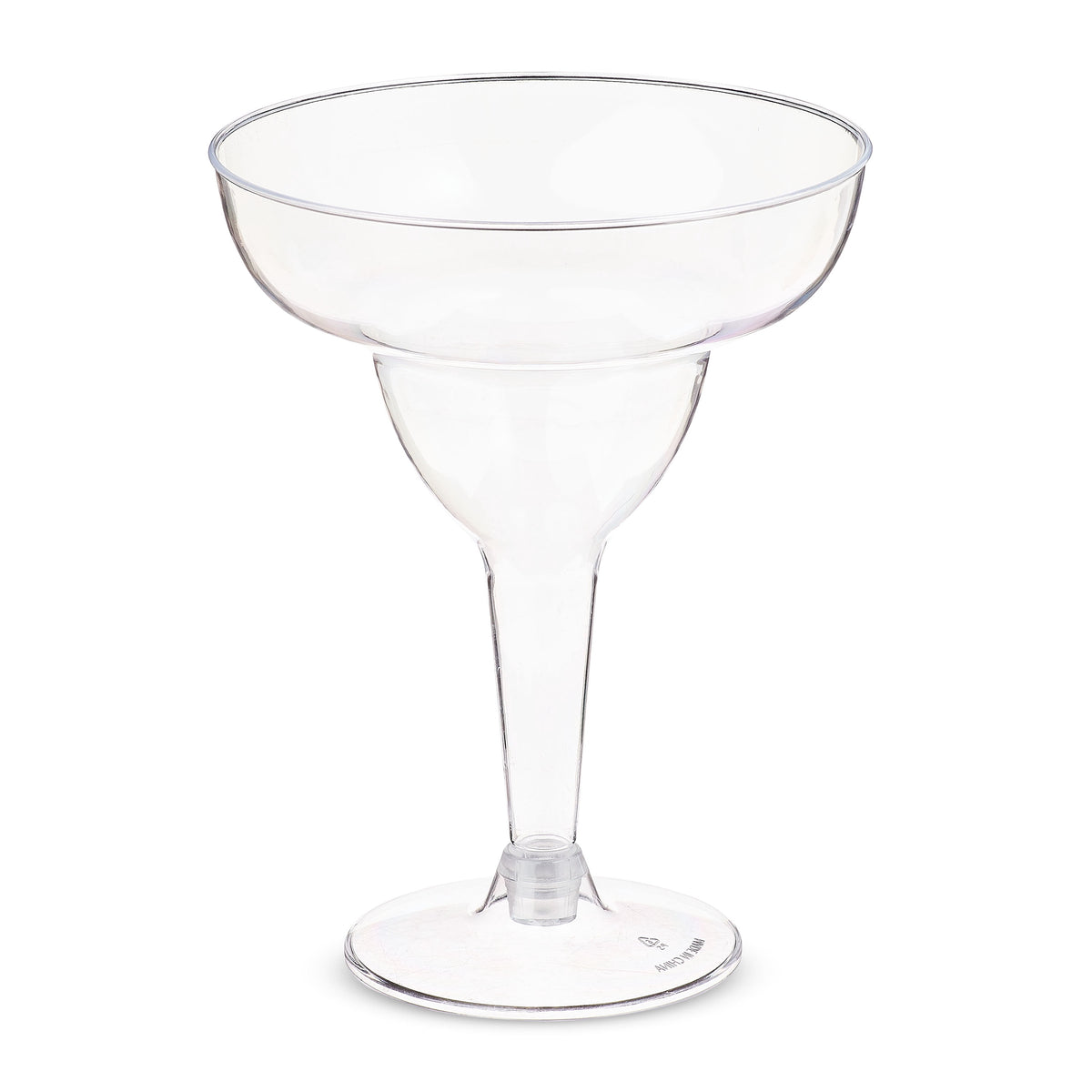 Way To Celebrate Clear Plastic Margarita Glasses, 8 Count, 10.8 oz, 5.7 in x 4.4 in