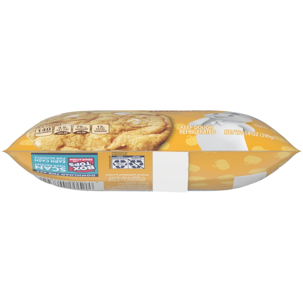 Pillsbury Limited Edition Pumpkin Cookie Dough with Cream Cheese Flavored Chunks, 14 oz