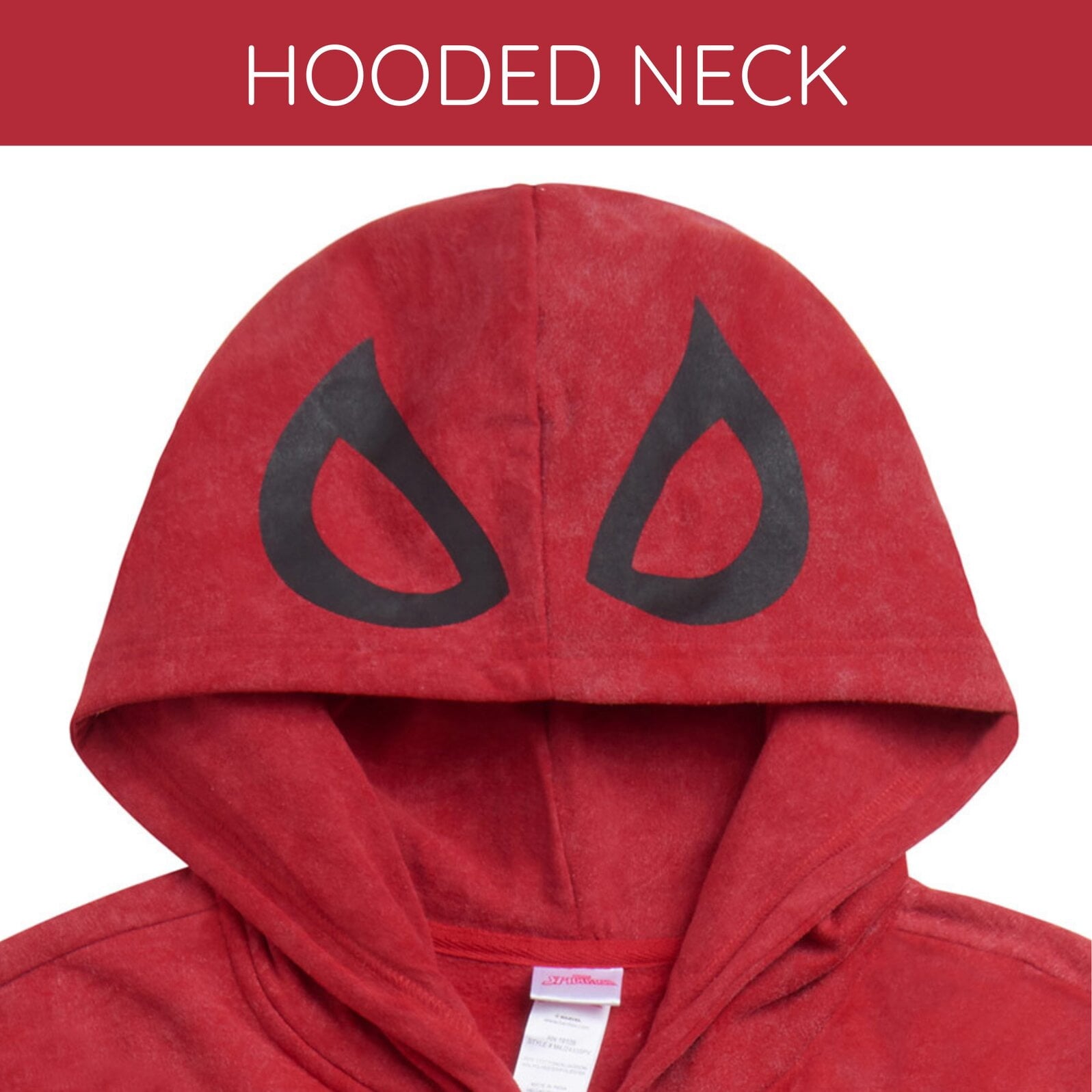 Marvel Spider-Man Adult Men or Women Cosplay Fleece Zip-Up Hoodie Miles Morales Charcoal
