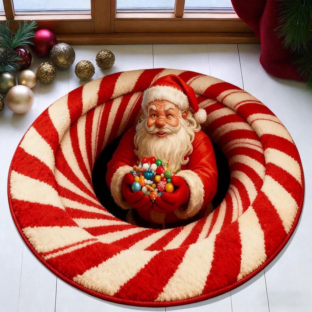 Tupukom Gifts Under 5 Dollars Christmas Doormat With Non Slip Indoor Christmas Welcome Mat with Absorbent & Dirt-Trapping, Outdoor Christmas Tree Door Mat Front Porch Decor 16" x 24" Inch