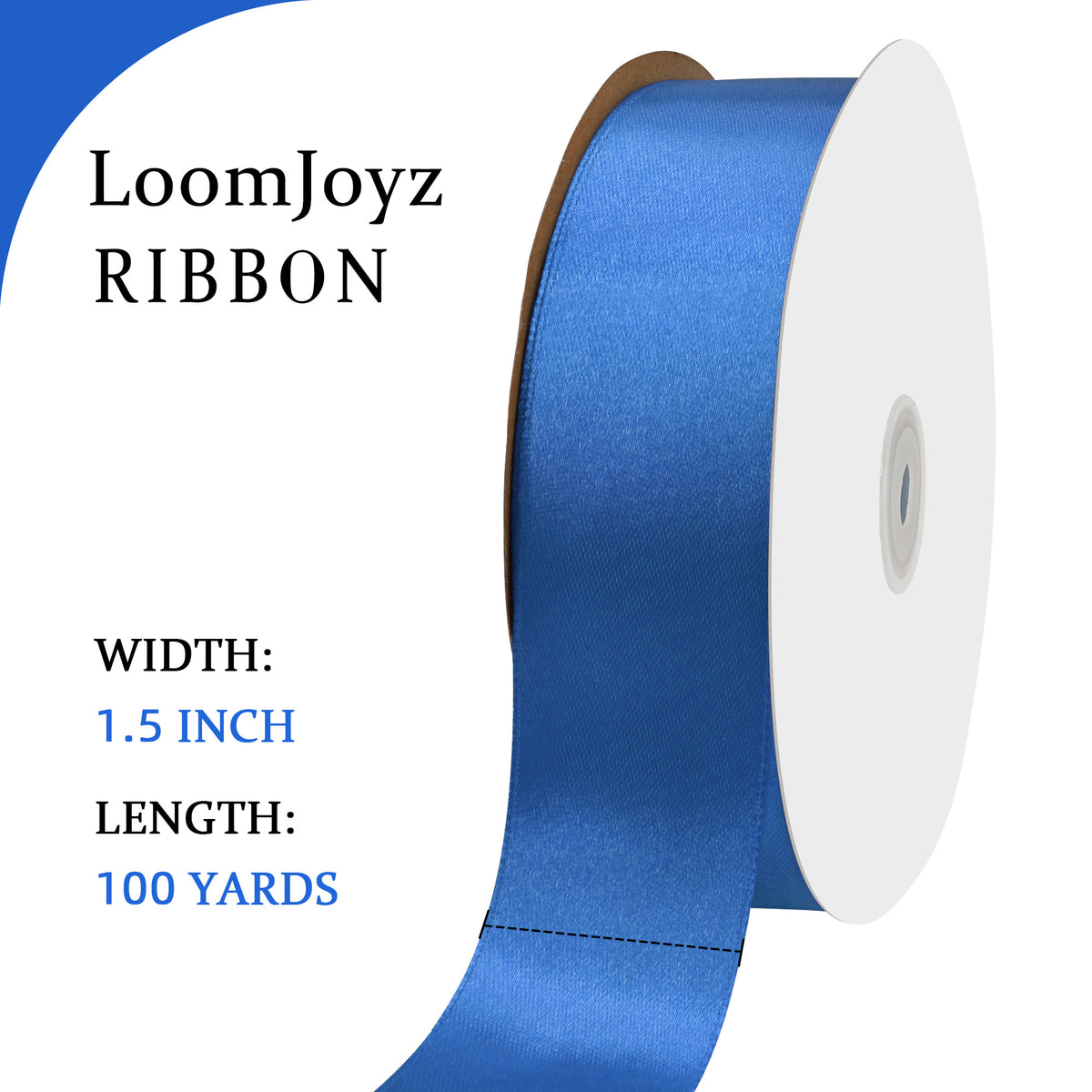 THEGLY 1.5 inch x 100 Yard Red Satin Ribbon Perfect for Gift Wrapping, Crafts, Christmas, Hair Styling, Invitation Decor & More