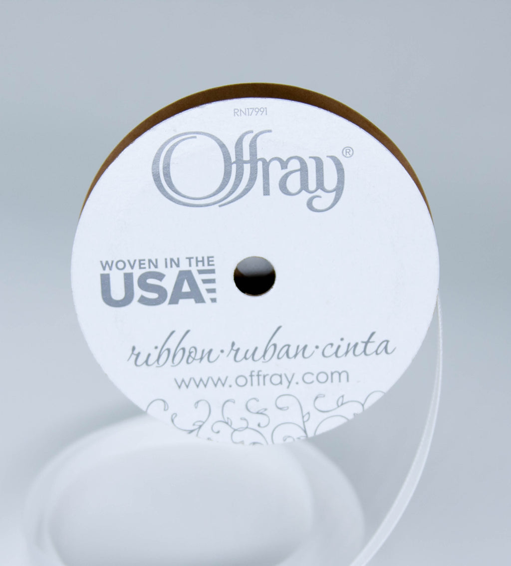 Offray Ribbon, Red Wine 3/8 inch Single Face Satin Polyester Ribbon, 18 feet