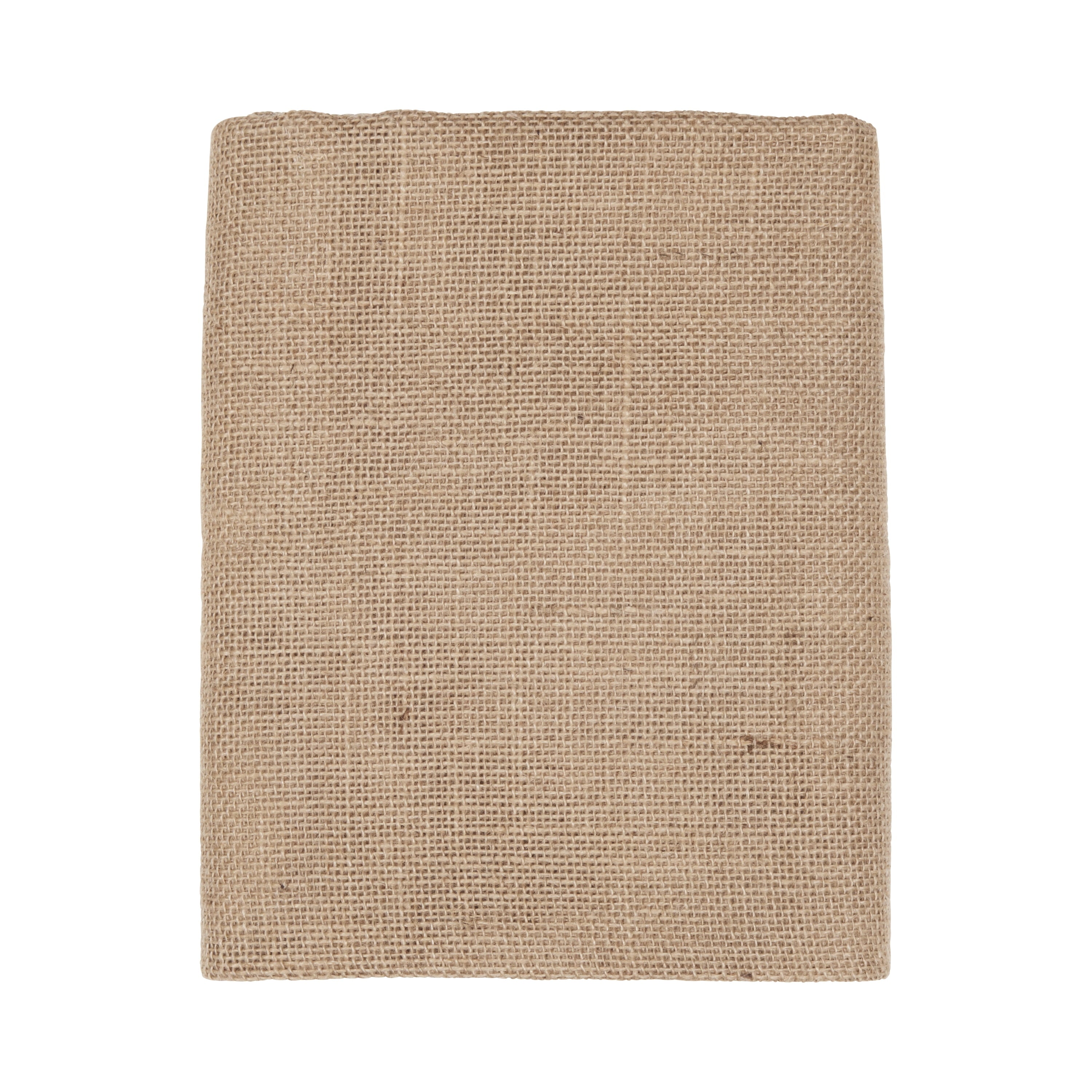 (2 pack) Love, Laugh, Craft Natural Burlap Precut Fabric, 46"W x 2-Yards, Brown
