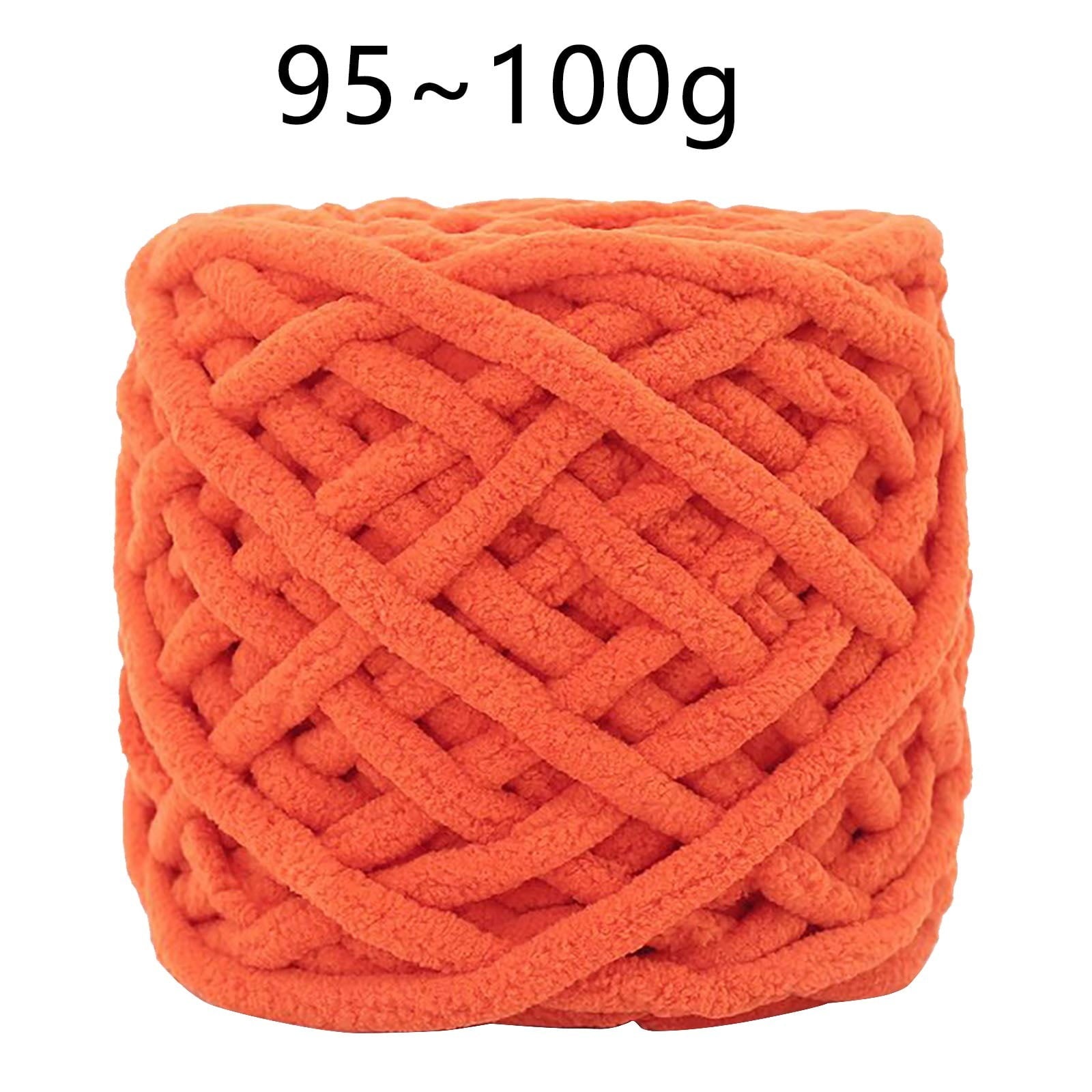 1 Pc Blanket Yarn Chunky Knit Chenille Yarn Soft Velvet Yarn Crochet Knitting Blanket Yarn DIY Craft for Knit Sweaters, Blankets, Shoes, Scarves, Clothes, Dark Green
