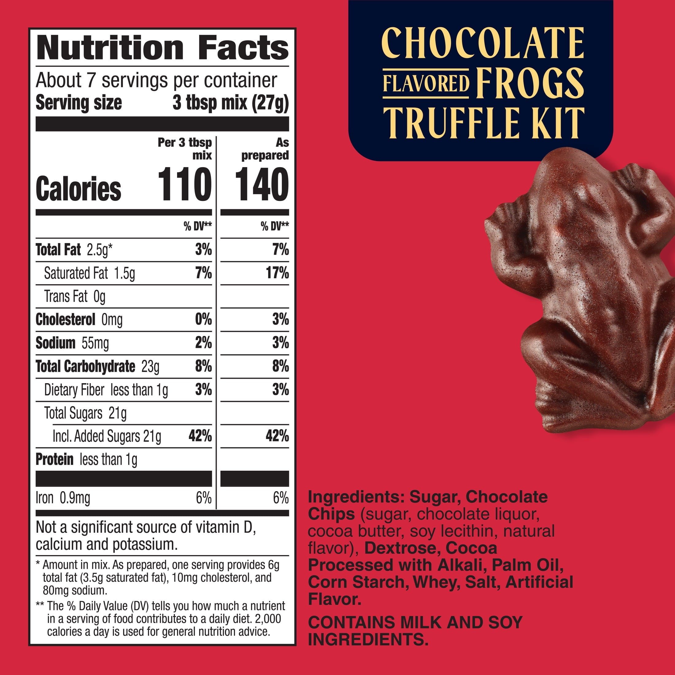 Betty Crocker Harry Potter Chocolate Flavored Frogs Truffle Kit, 14 Count, 6.9 oz
