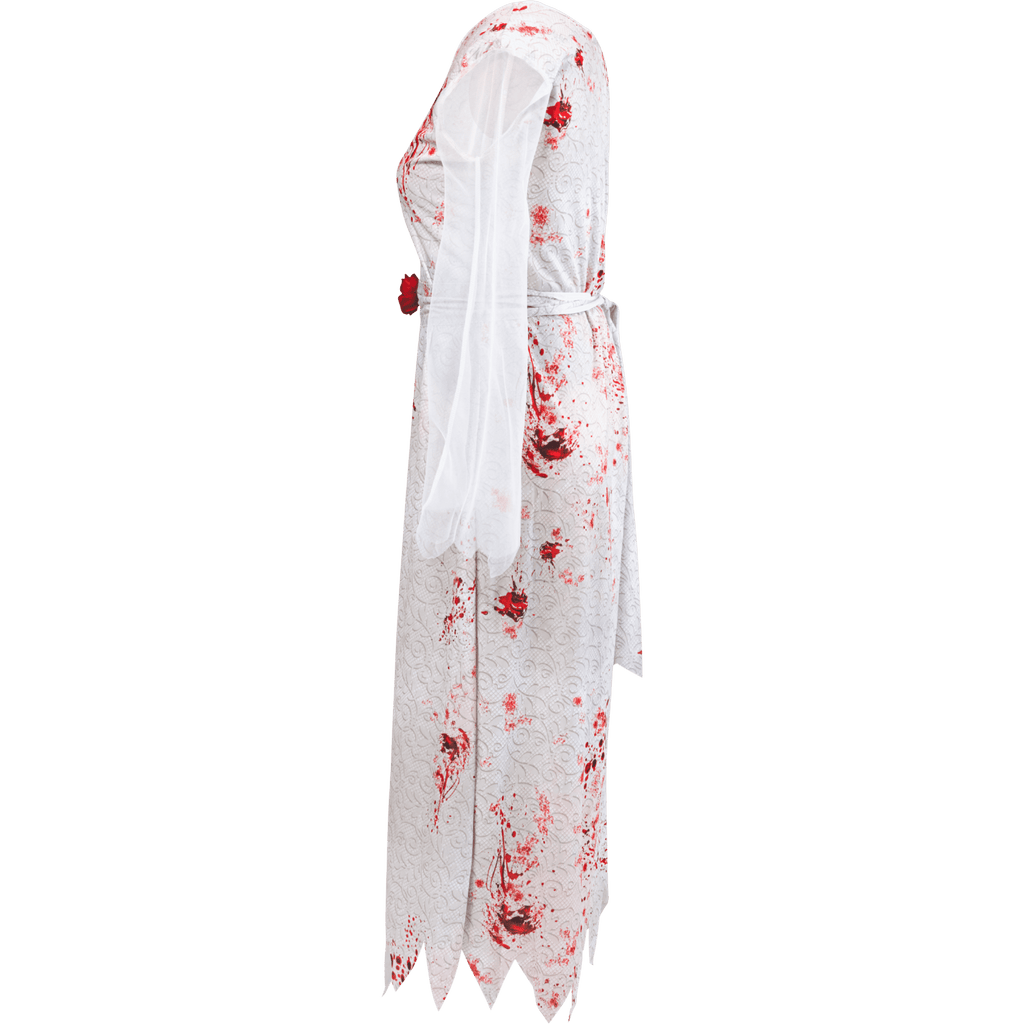 Ghost Bride Halloween Costume for Adults, Women's Size L (12/14), by Way to Celebrate